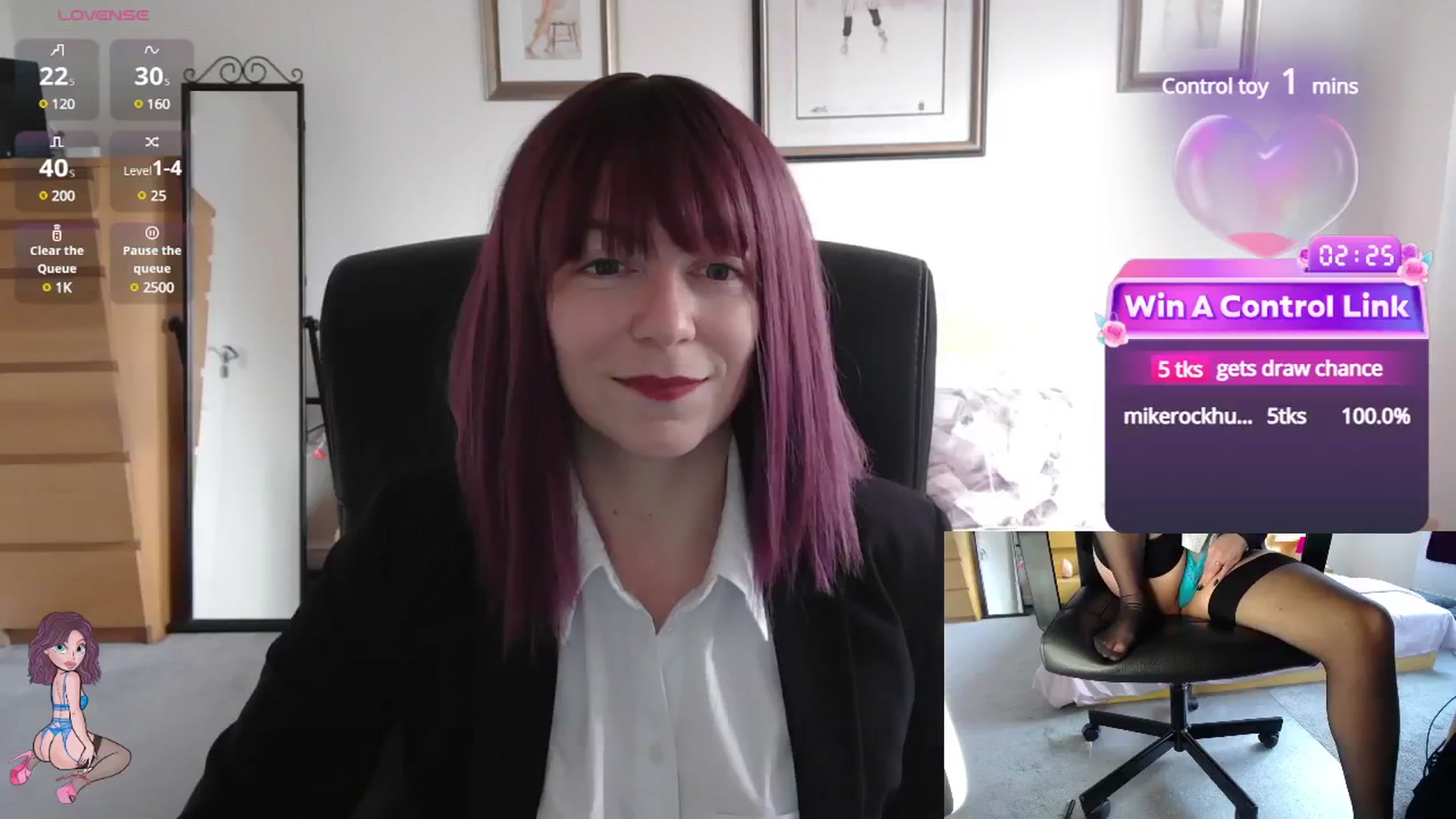 Gallery image thumbnail from size2shoes's myfreecams stream on, 05/07/2025, 15:28 image 4 of 20