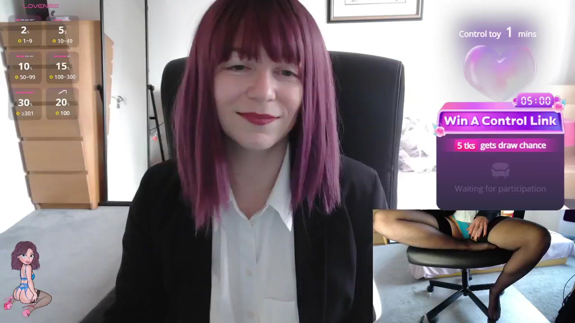 Gallery image thumbnail from size2shoes's myfreecams stream on, 05/07/2025, 15:28 image 9 of 20