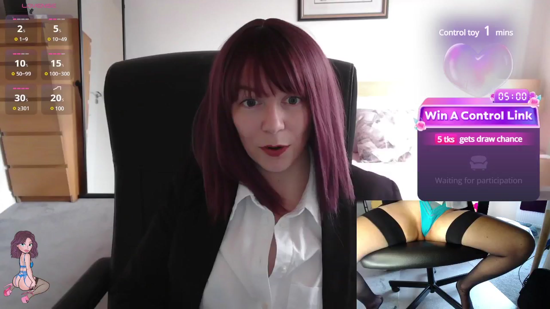 Gallery image thumbnail from size2shoes's myfreecams stream on, 05/07/2025, 17:35 image 4 of 20