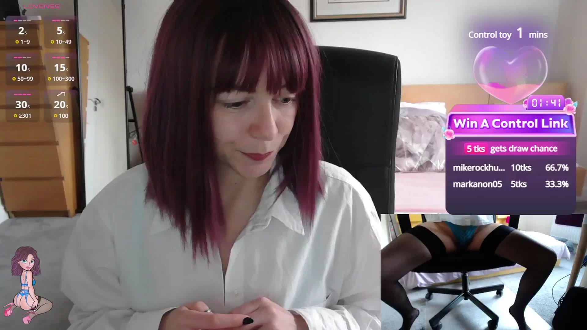 Gallery image thumbnail from size2shoes's myfreecams stream on, 05/07/2025, 17:35 image 11 of 20