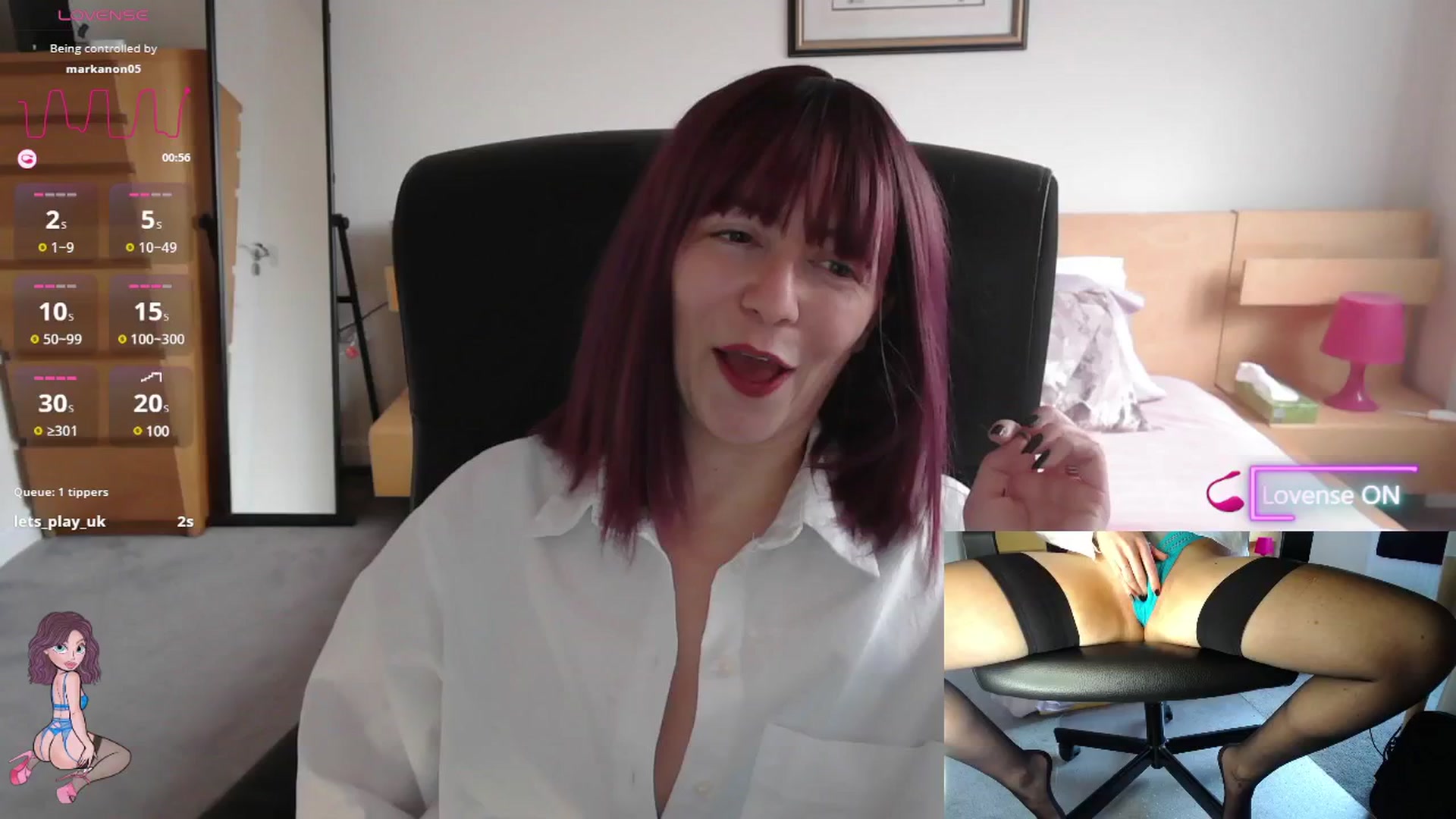 Gallery image thumbnail from size2shoes's myfreecams stream on, 05/07/2025, 17:35 image 8 of 20