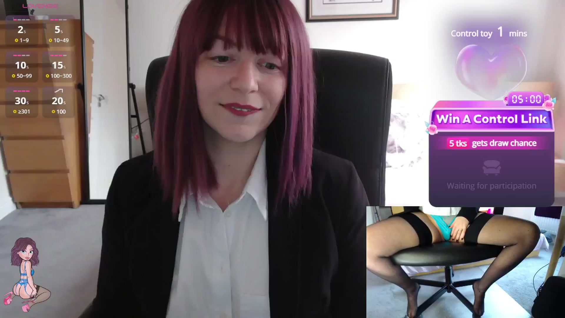 Gallery image thumbnail from size2shoes's myfreecams stream on, 05/07/2025, 17:35 image 2 of 20