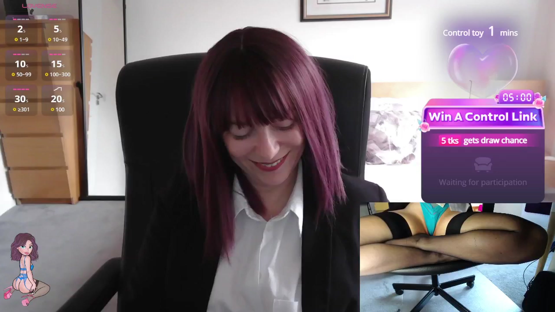 Gallery image thumbnail from size2shoes's myfreecams stream on, 05/07/2025, 17:35 image 3 of 20