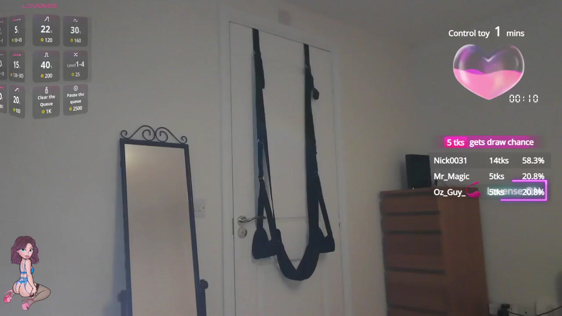 Gallery image thumbnail from size2shoes's myfreecams stream on, 05/19/2025, 24:11 image 4 of 20