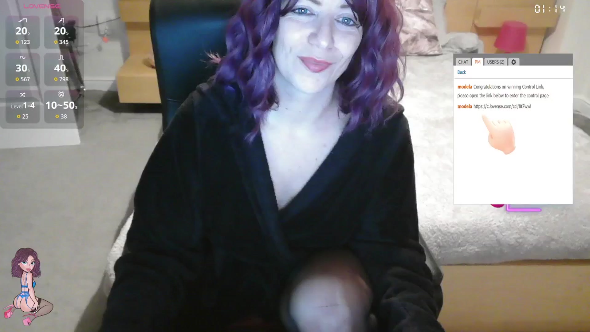 Gallery image thumbnail from size2shoes's myfreecams stream on, 11/05/2025, 23:53 image 19 of 20