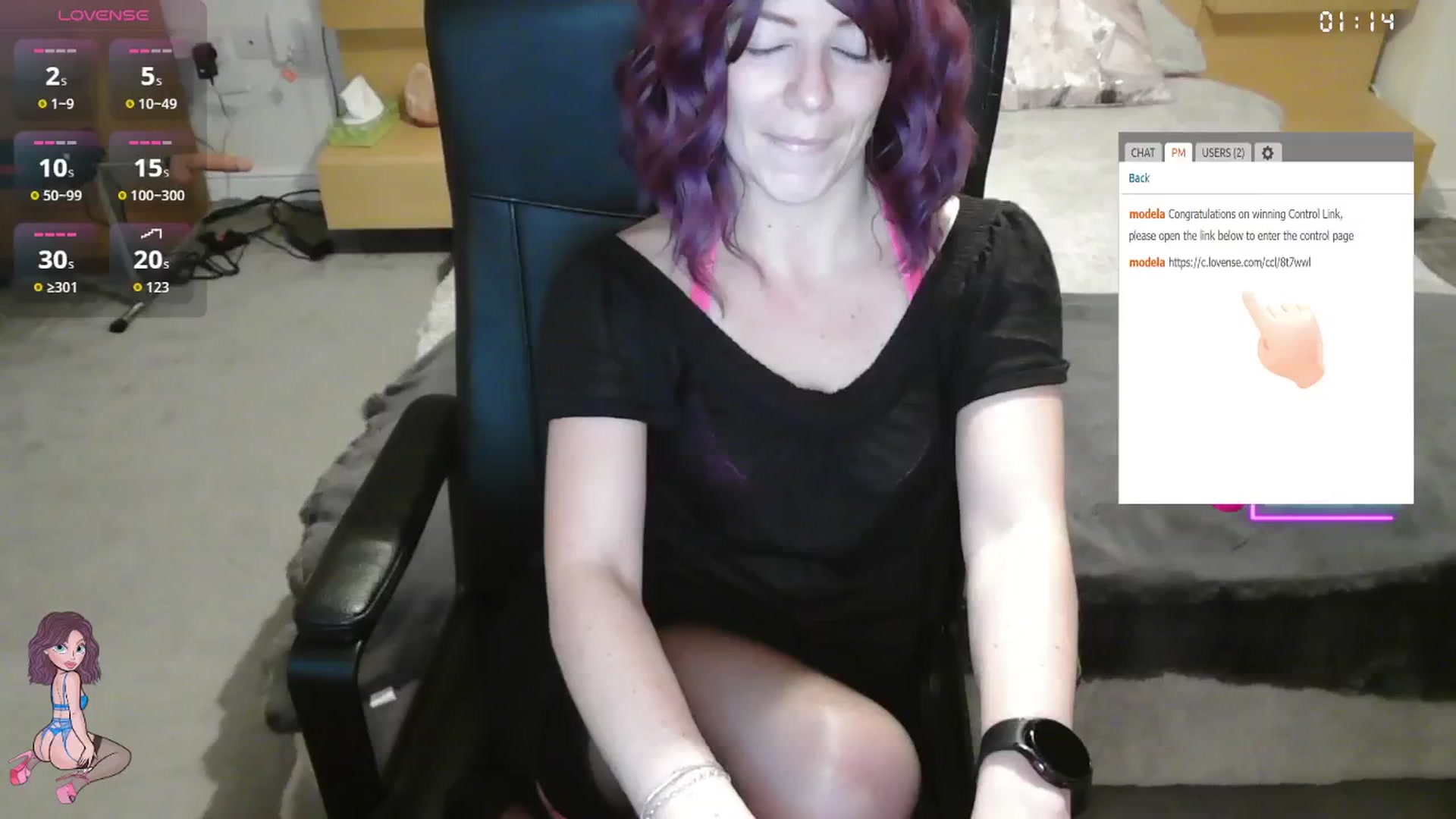 Gallery image thumbnail from size2shoes's myfreecams stream on, 12/02/2025, 24:16 image 1 of 20