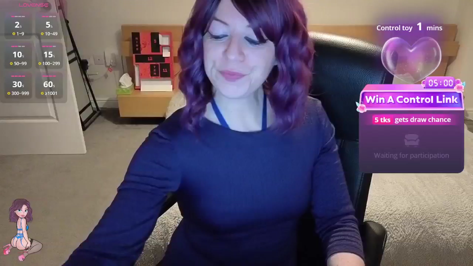 Gallery image thumbnail from size2shoes's myfreecams stream on, 12/17/2025, 24:06 image 2 of 20