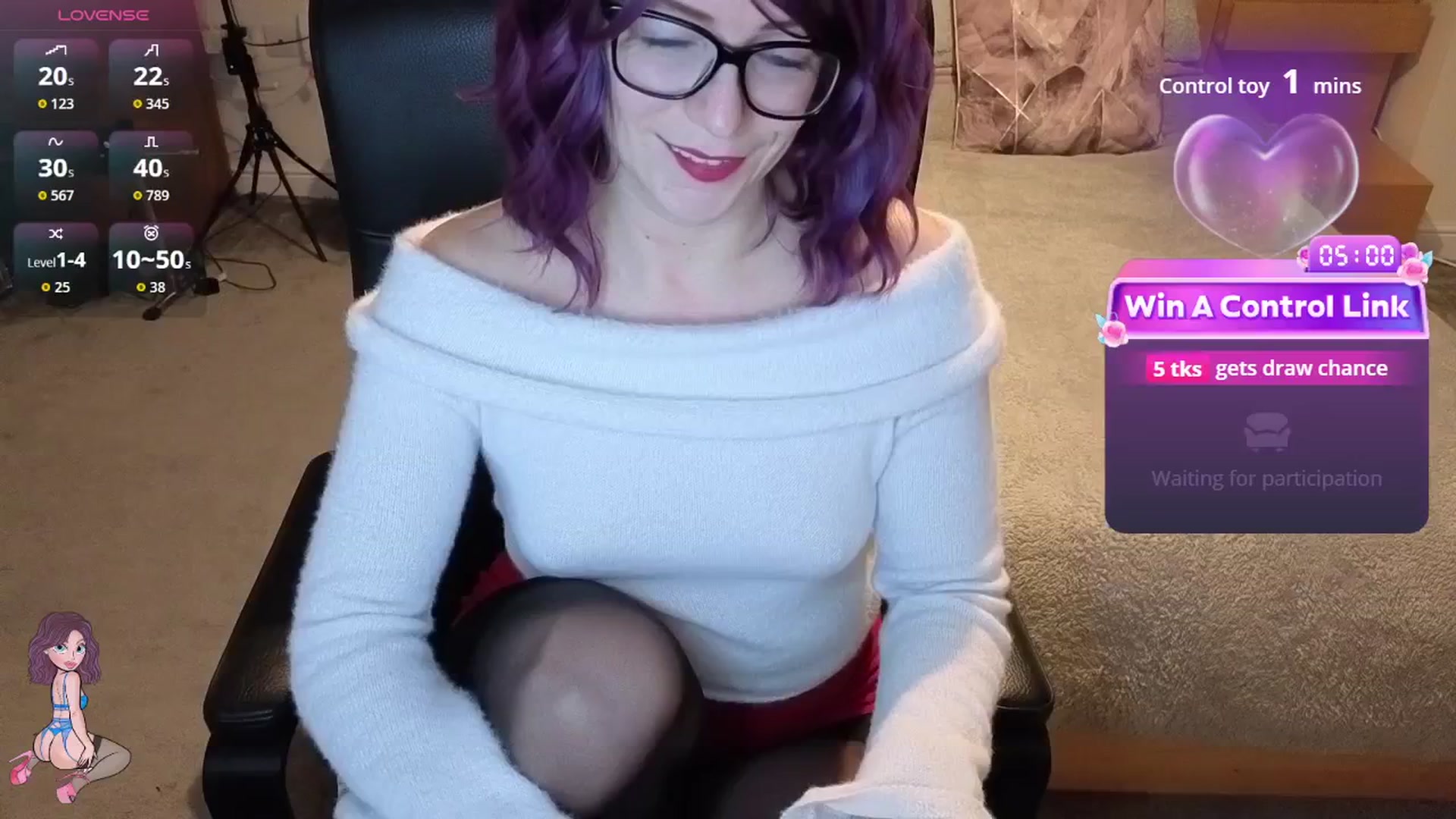 Gallery image thumbnail from size2shoes's myfreecams stream on, 12/19/2025, 24:00 image 4 of 20