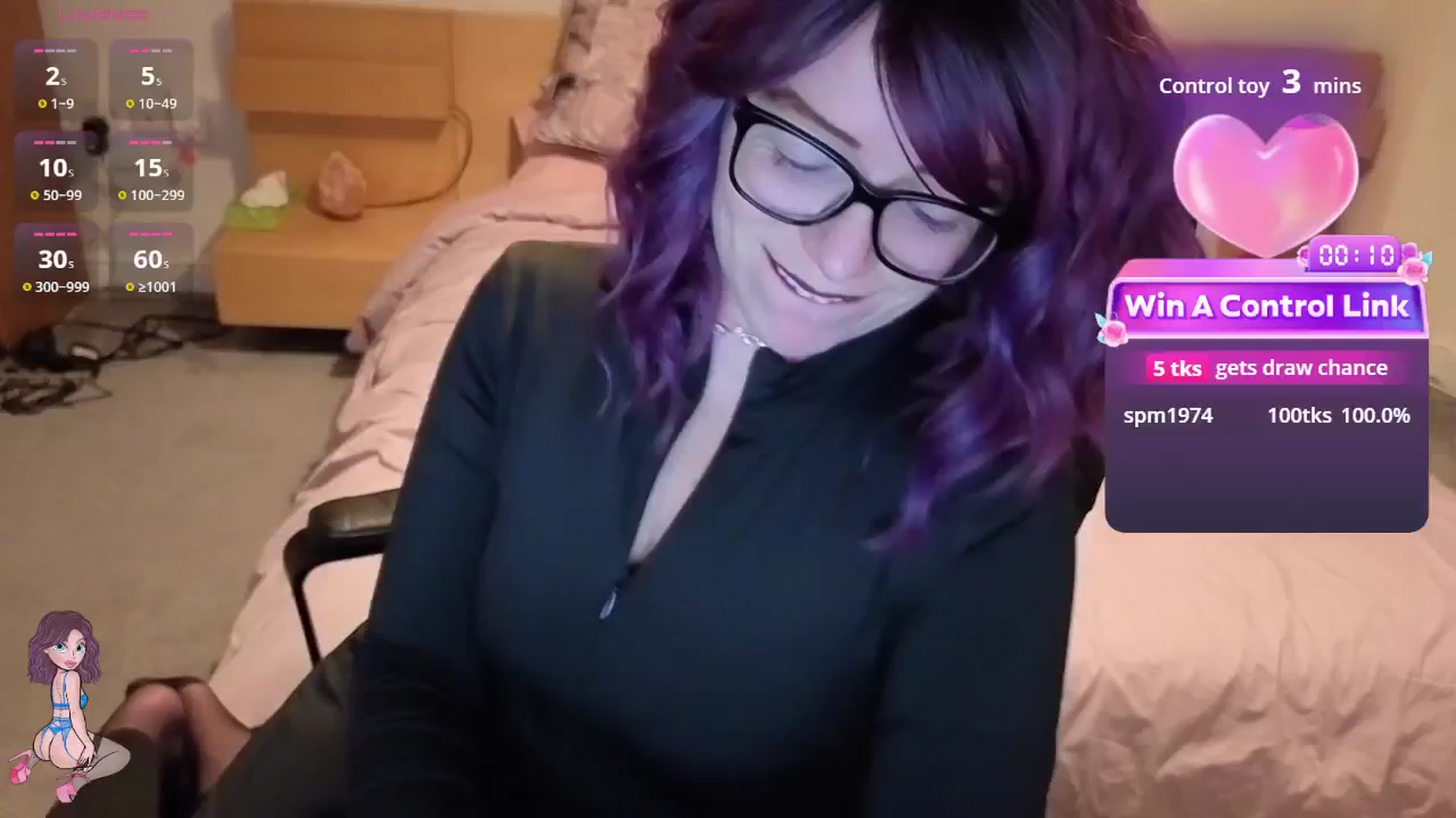 Gallery image thumbnail from size2shoes's myfreecams stream on, 12/31/2025, 01:30 image 4 of 20