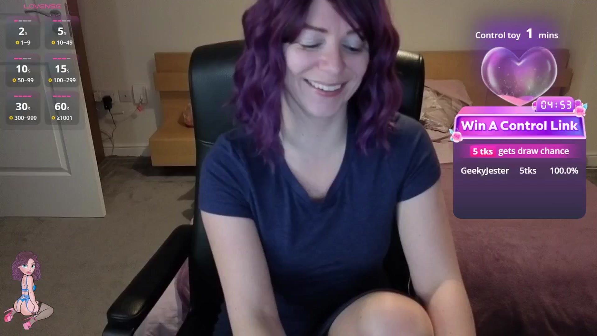 Gallery image thumbnail from size2shoes's myfreecams stream on, 02/17/2026, 24:03 image 1 of 20