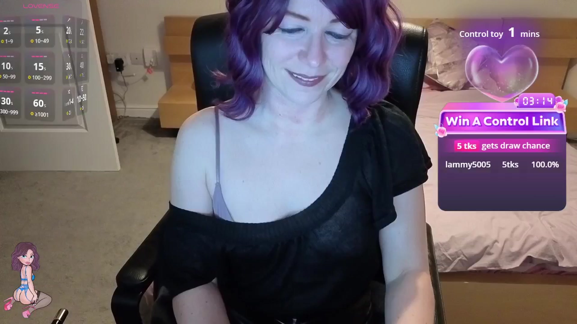 Gallery image thumbnail from size2shoes's myfreecams stream on, 03/05/2026, 21:42 image 7 of 20