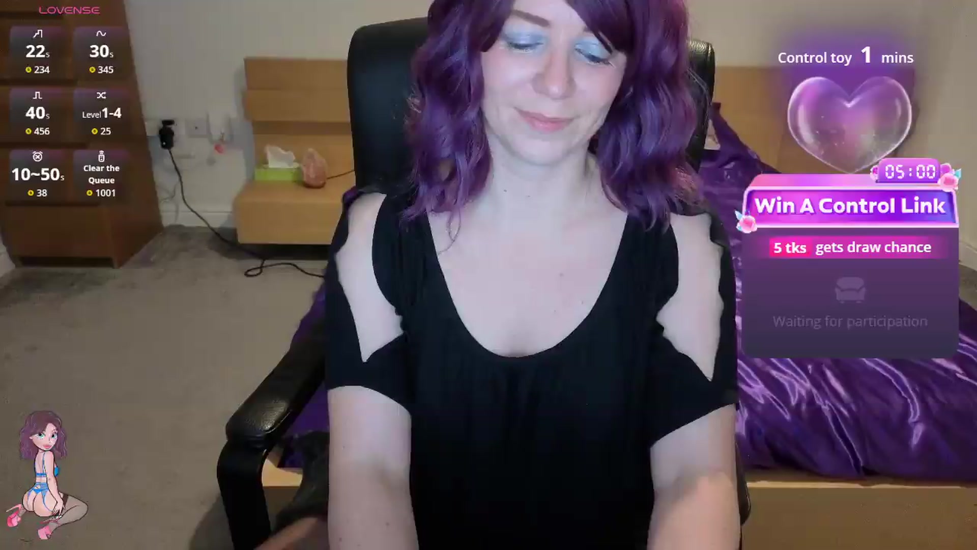 Gallery image thumbnail from size2shoes's myfreecams stream on, 06/04/2026, 22:15 image 18 of 20