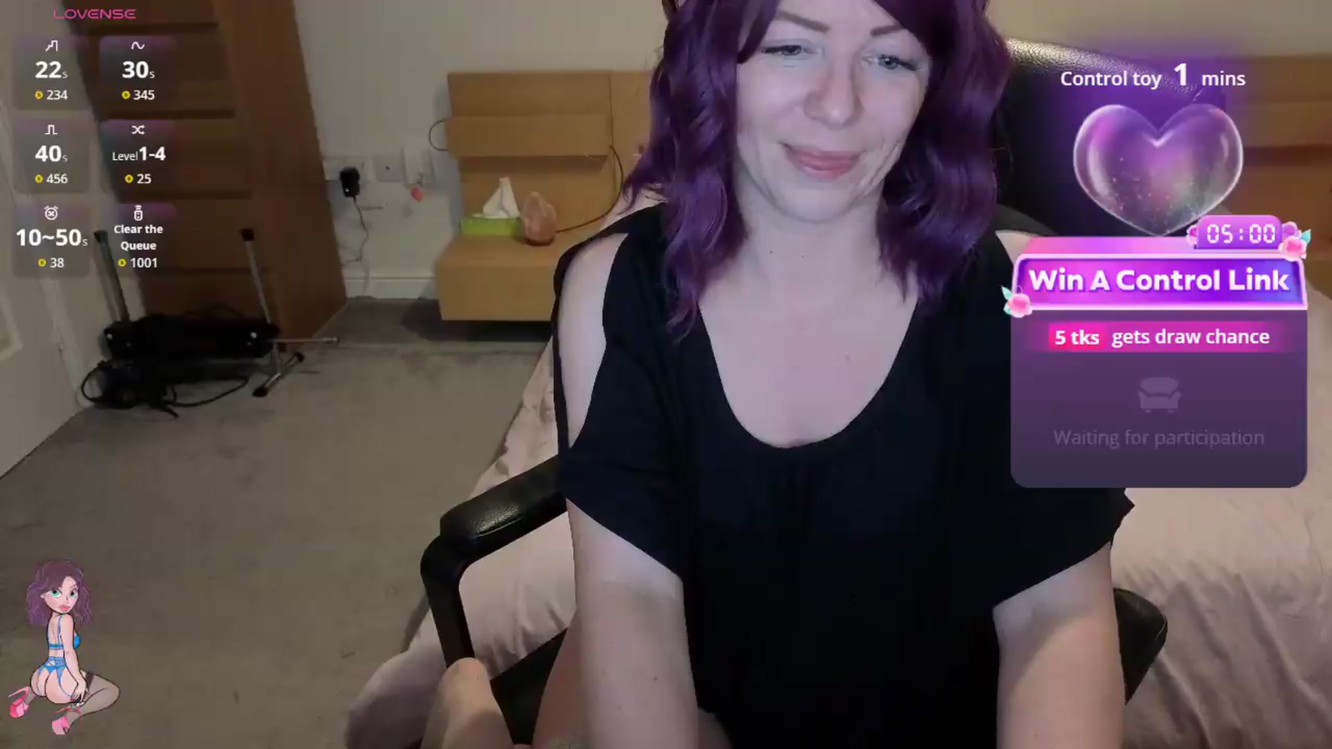 Gallery image thumbnail from size2shoes's myfreecams stream on, 06/30/2026, 23:39 image 5 of 20