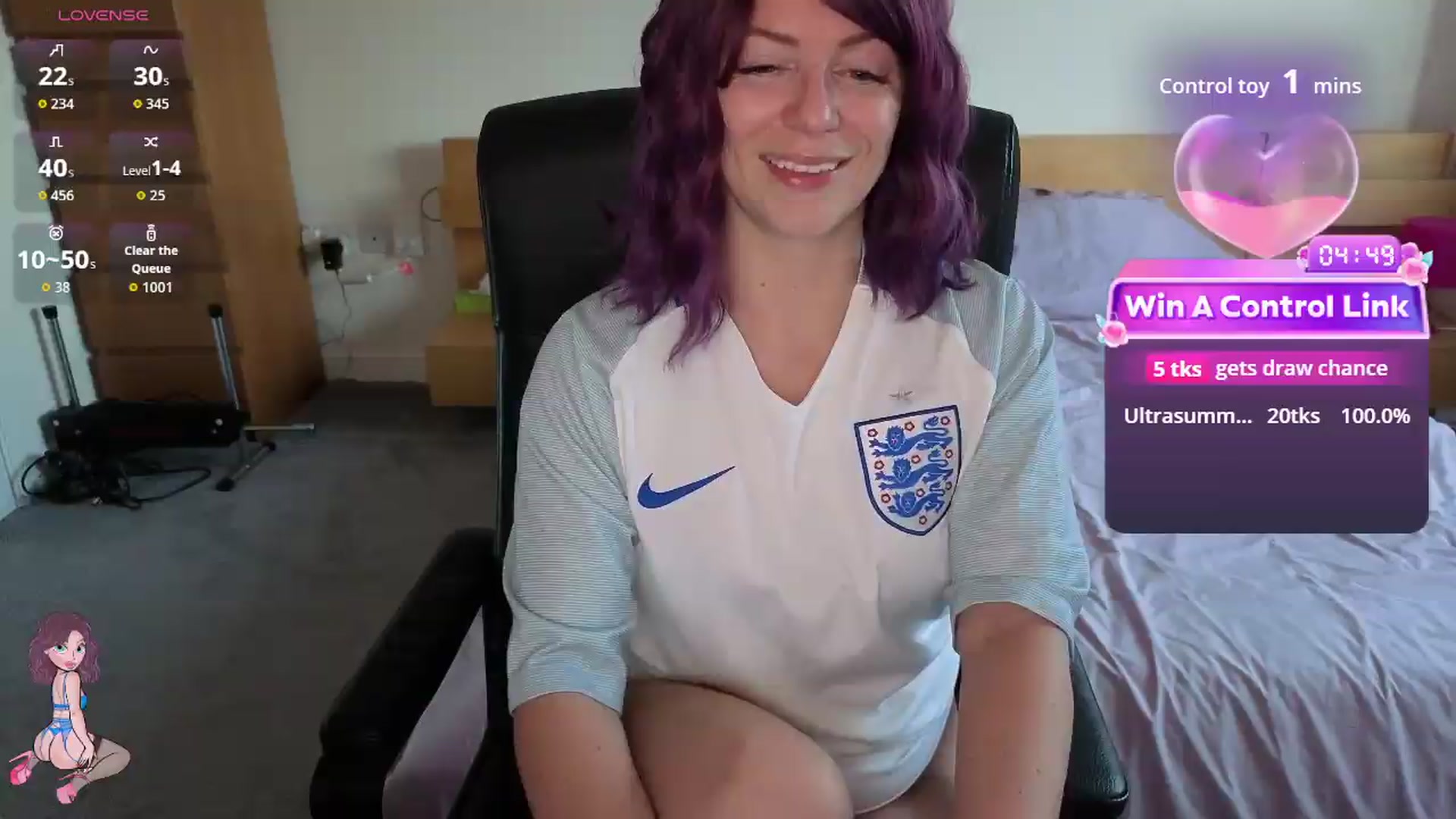 Gallery image thumbnail from size2shoes's myfreecams stream on, 07/01/2026, 20:11 image 6 of 20