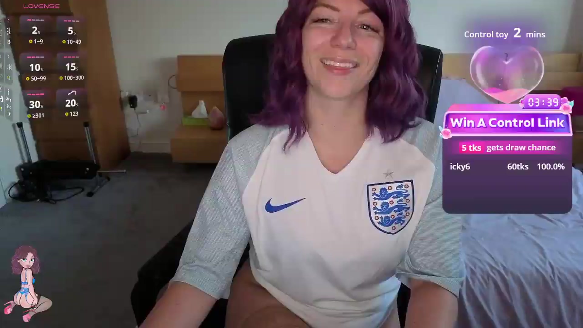 Gallery image thumbnail from size2shoes's myfreecams stream on, 07/01/2026, 20:11 image 13 of 20