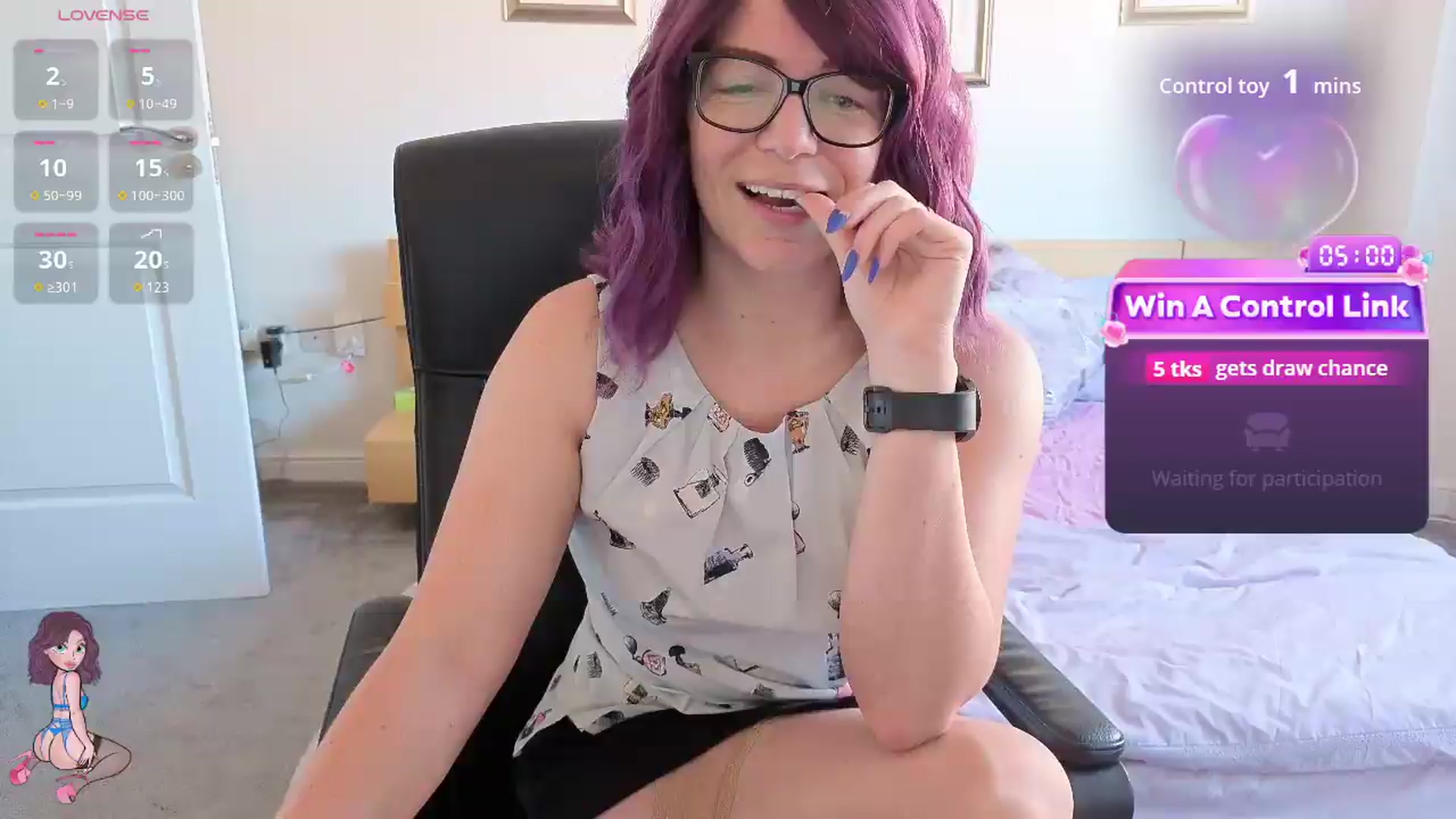 Gallery image thumbnail from size2shoes's myfreecams stream on, 08/06/2026, 07:38 image 2 of 20