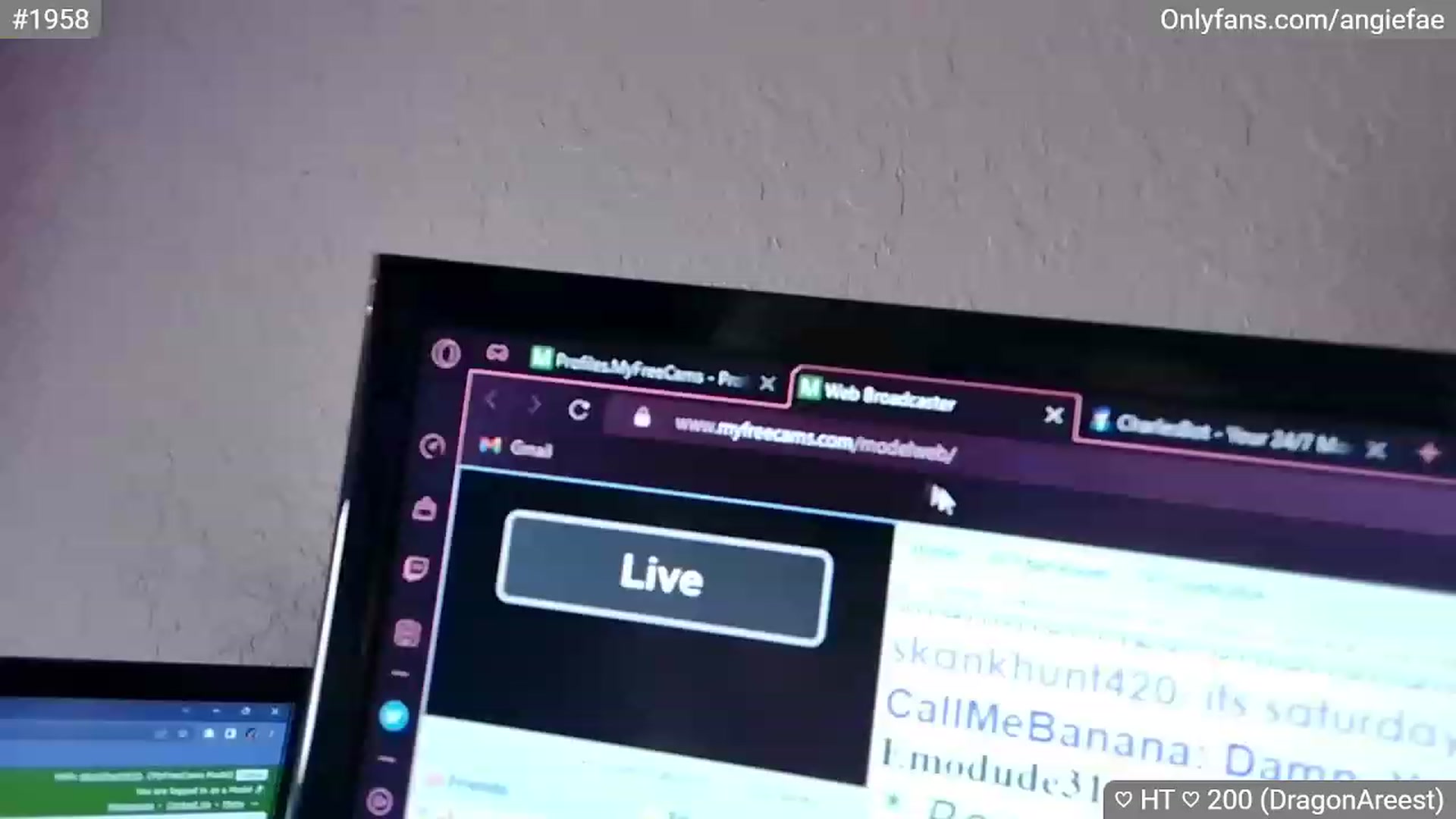 Gallery image thumbnail from skankhunt420's myfreecams stream on, 07/02/2023, 03:46 image 15 of 20
