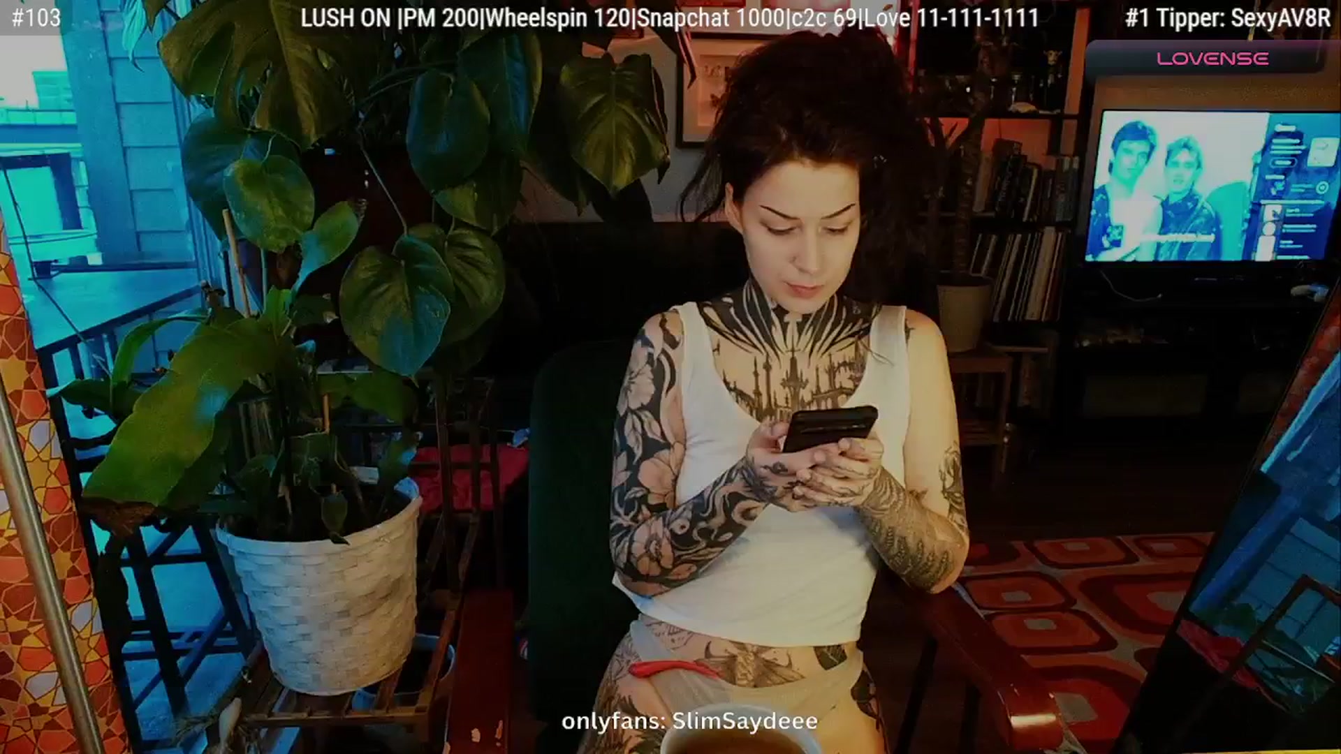 Gallery image thumbnail from slimsaydeee's myfreecams stream on, 01/12/2026, 19:12 image 4 of 20