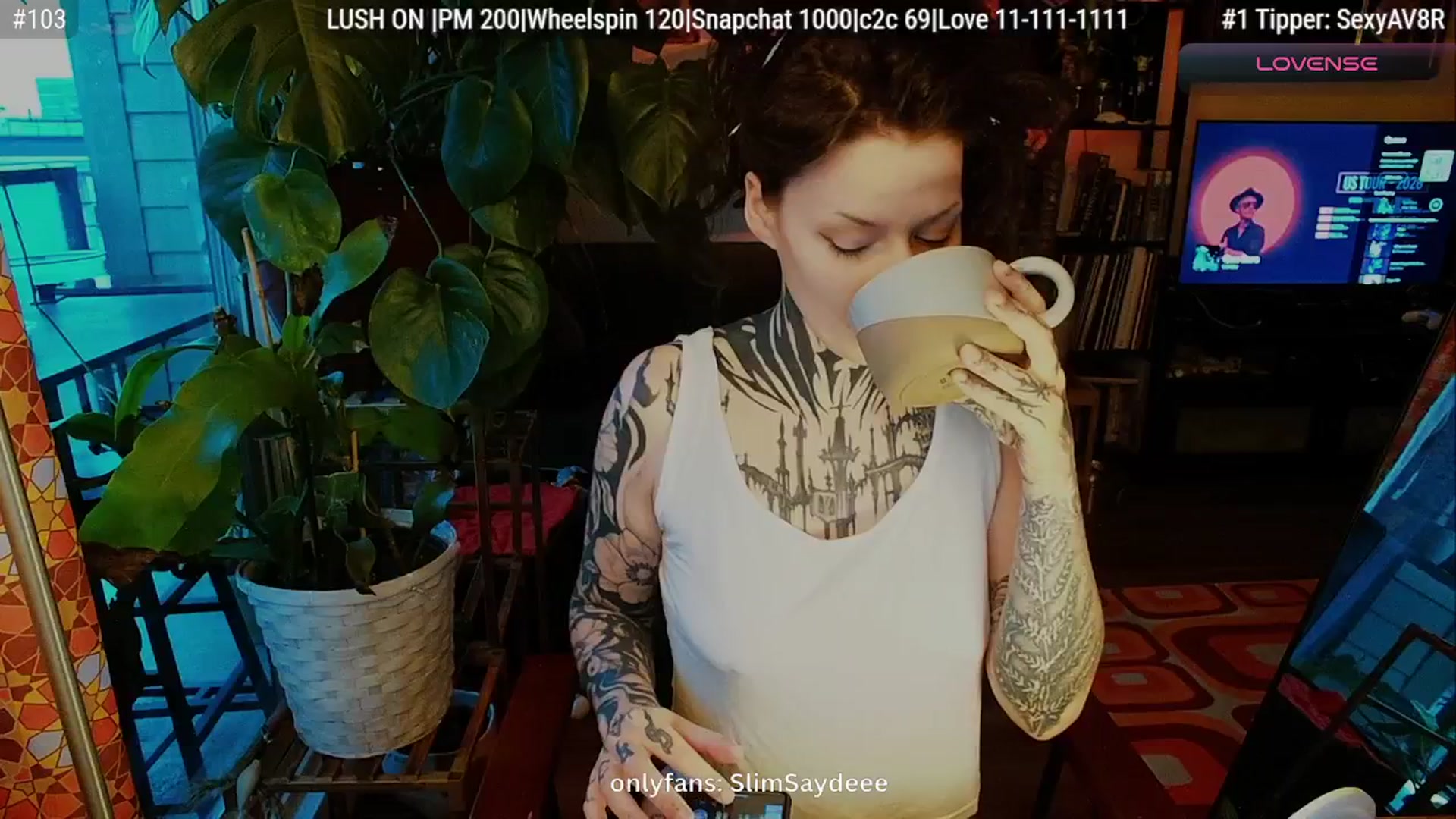 Gallery image thumbnail from slimsaydeee's myfreecams stream on, 01/12/2026, 19:12 image 3 of 20