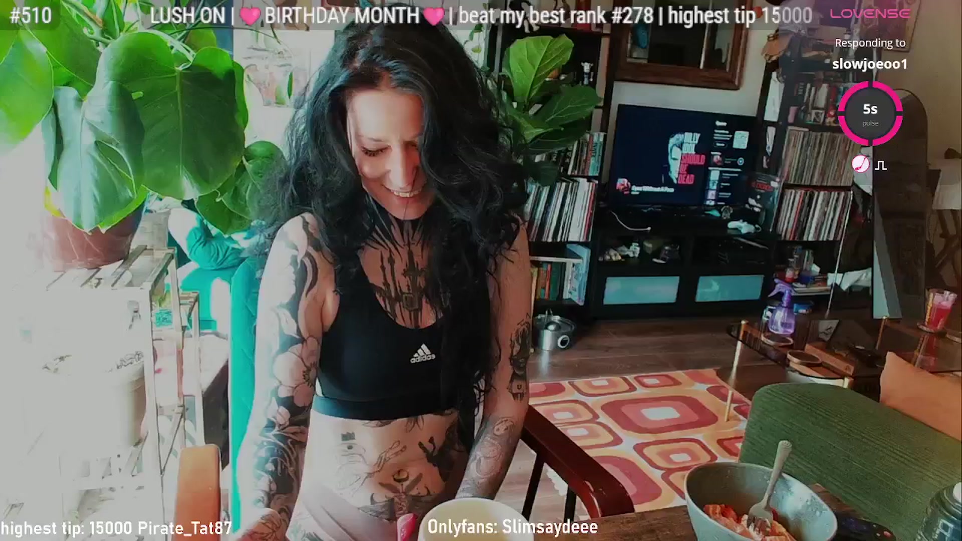 Gallery image thumbnail from slimsaydeee's myfreecams stream on, 04/07/2026, 18:03 image 1 of 20
