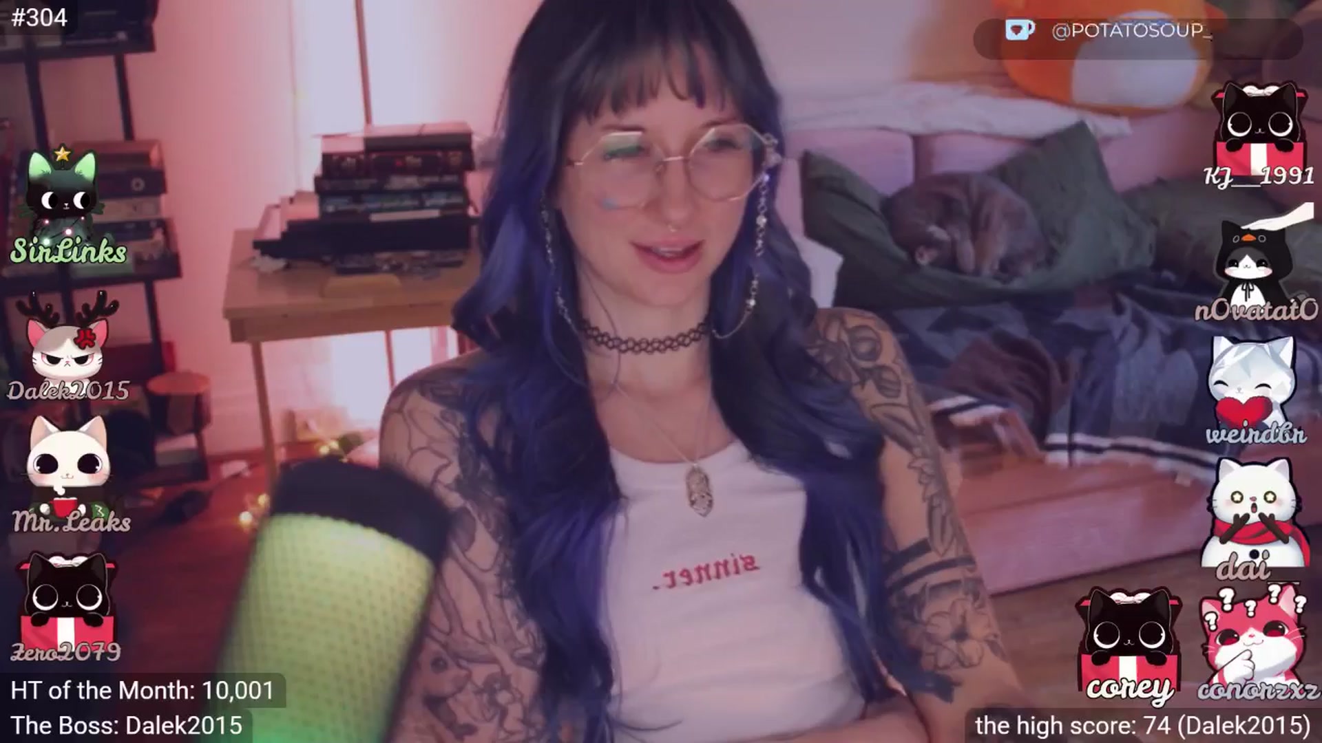 Gallery image thumbnail from sluttypotato's myfreecams stream on, 12/21/2025, 23:04 image 4 of 20