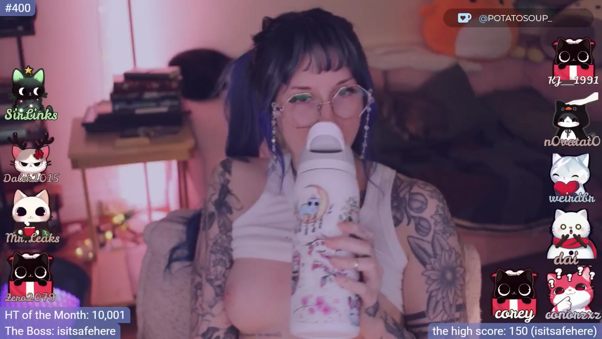 Gallery image thumbnail from sluttypotato's myfreecams stream on, 12/27/2025, 02:19 image 9 of 20