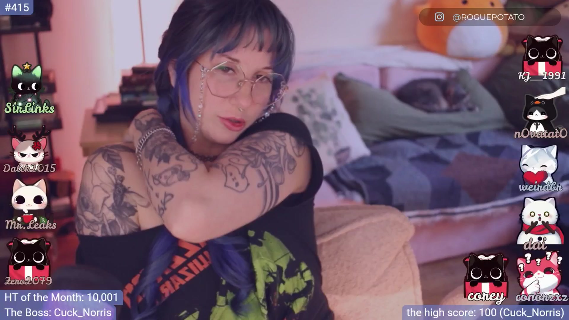 Gallery image thumbnail from sluttypotato's myfreecams stream on, 12/28/2025, 01:12 image 3 of 20