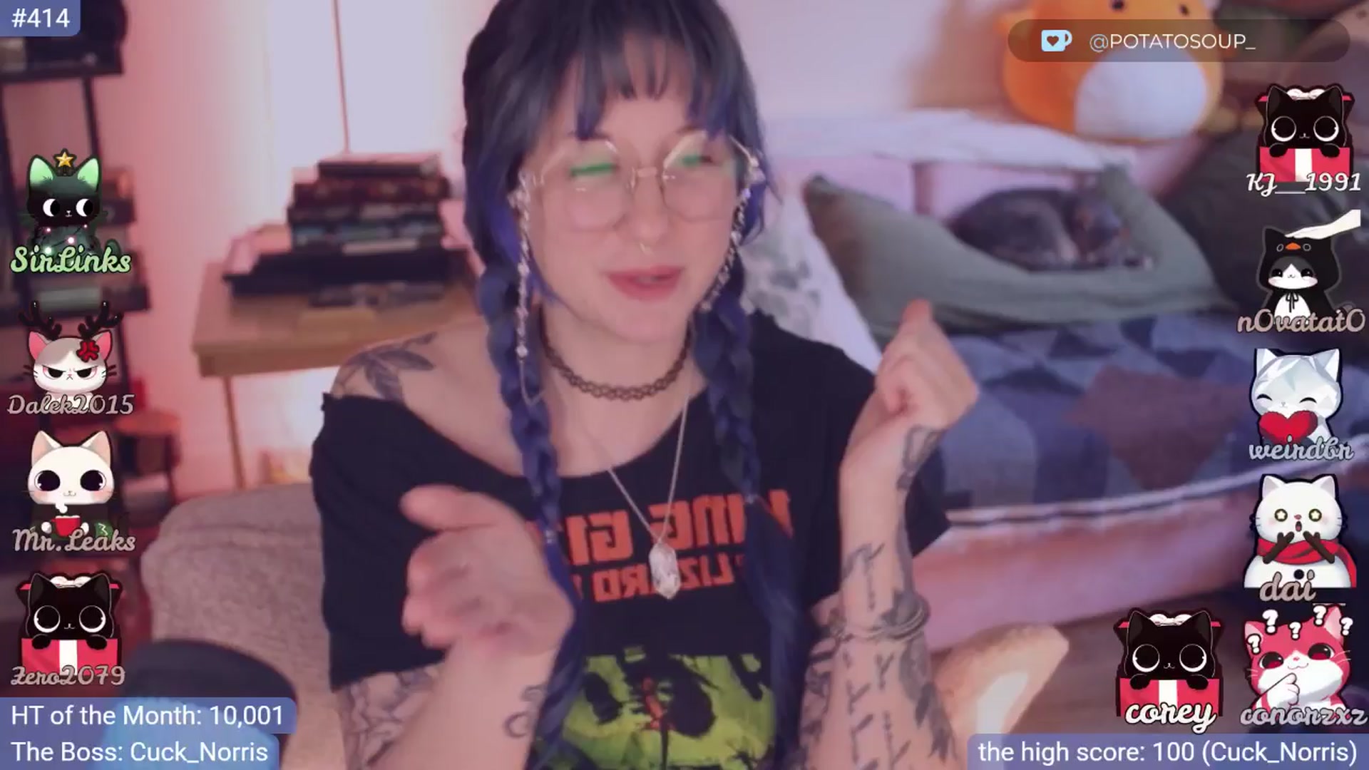 Gallery image thumbnail from sluttypotato's myfreecams stream on, 12/28/2025, 01:12 image 2 of 20