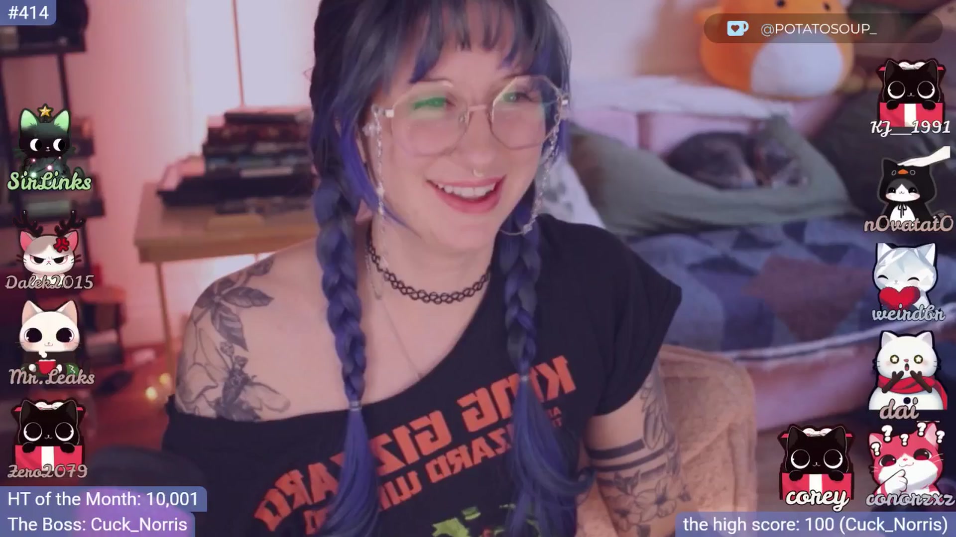 Gallery image thumbnail from sluttypotato's myfreecams stream on, 12/28/2025, 01:12 image 1 of 20