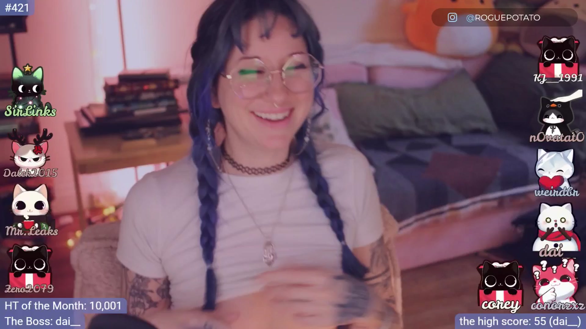 Gallery image thumbnail from sluttypotato's myfreecams stream on, 12/29/2025, 24:01 image 20 of 20