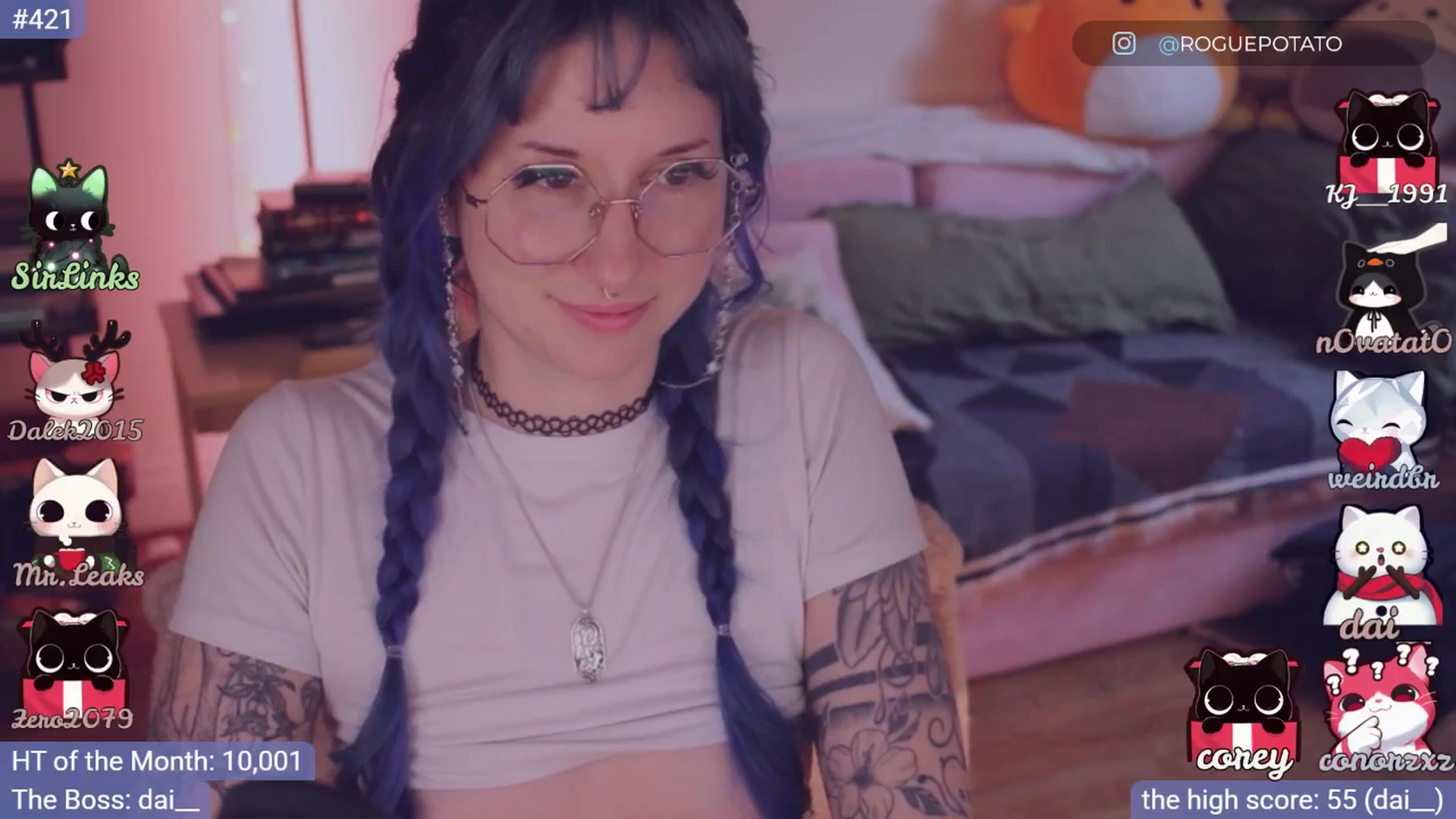 Gallery image thumbnail from sluttypotato's myfreecams stream on, 12/29/2025, 24:01 image 16 of 20