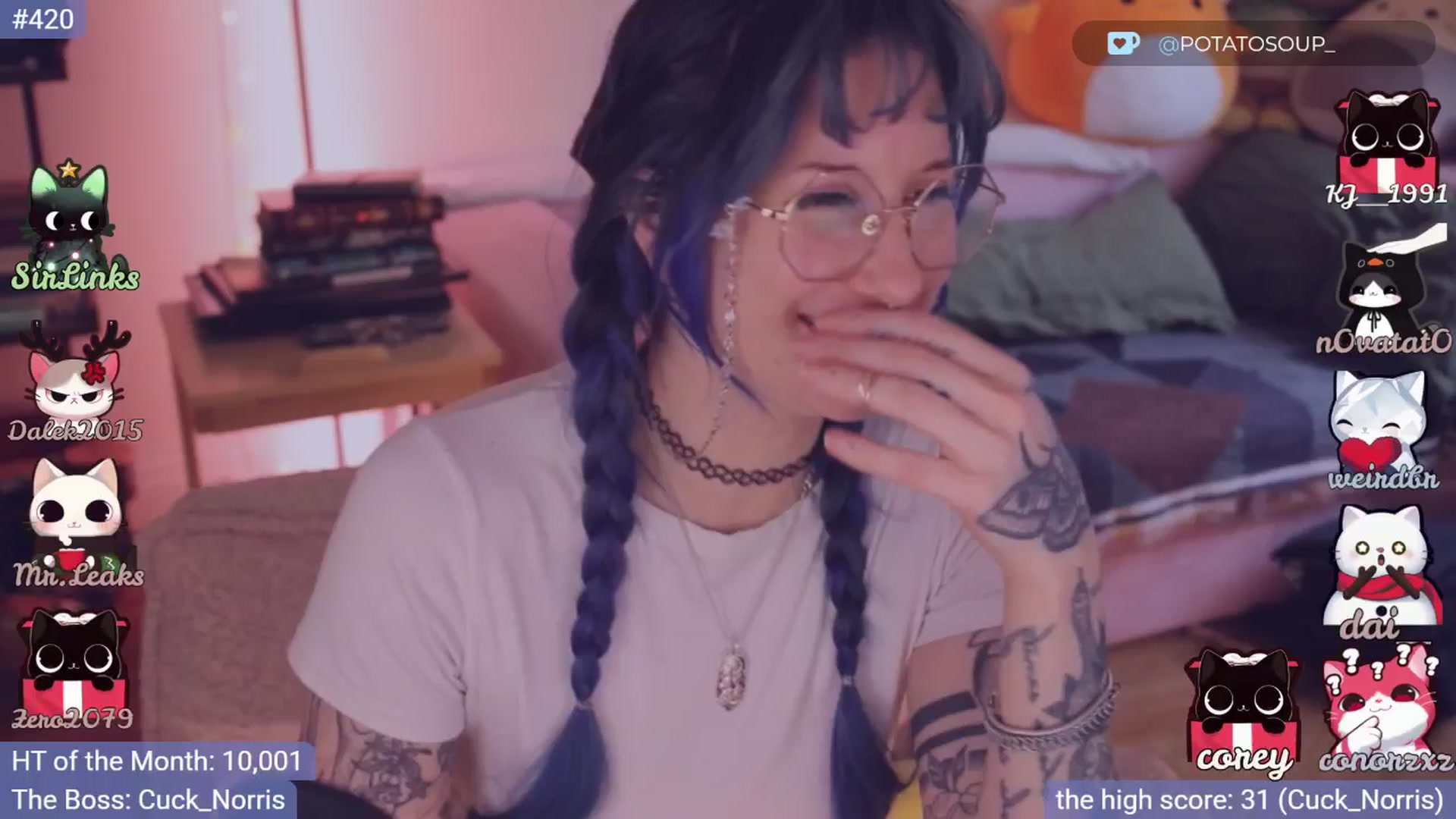 Gallery image thumbnail from sluttypotato's myfreecams stream on, 12/29/2025, 24:01 image 1 of 20