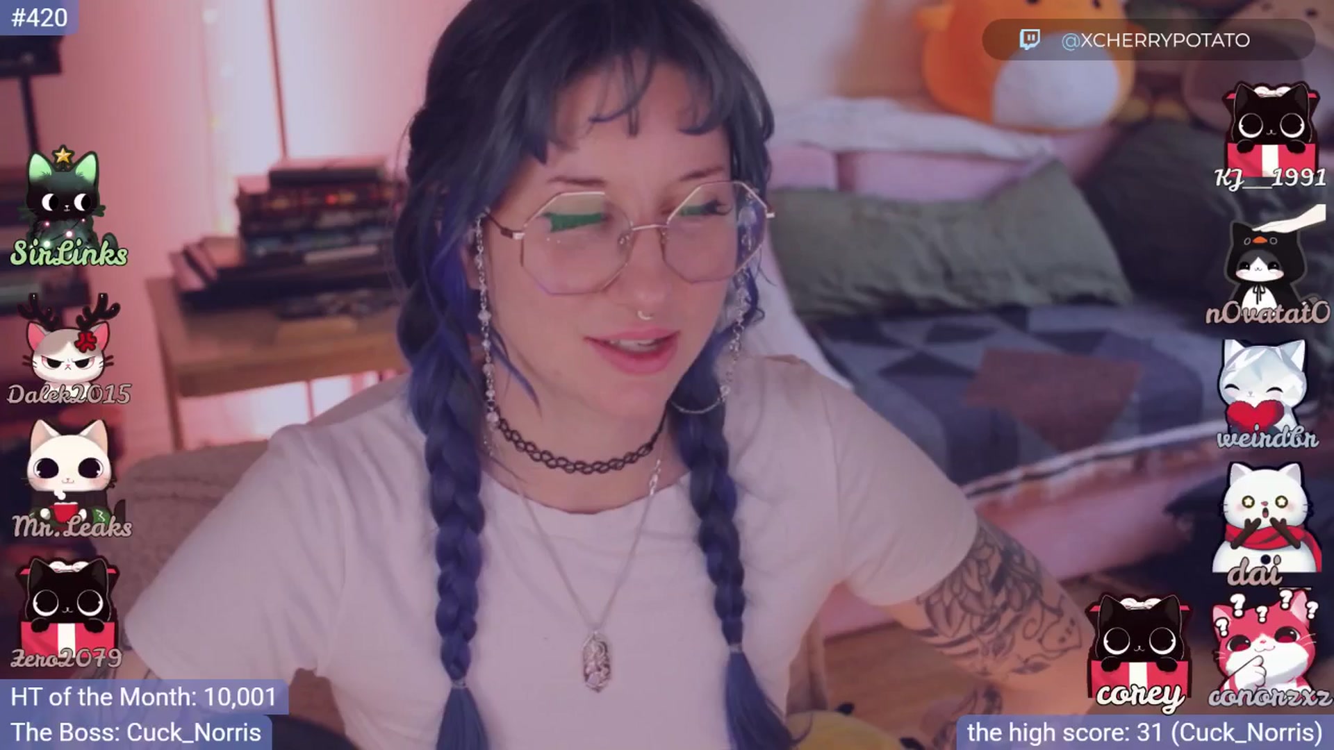 Gallery image thumbnail from sluttypotato's myfreecams stream on, 12/29/2025, 24:01 image 2 of 20