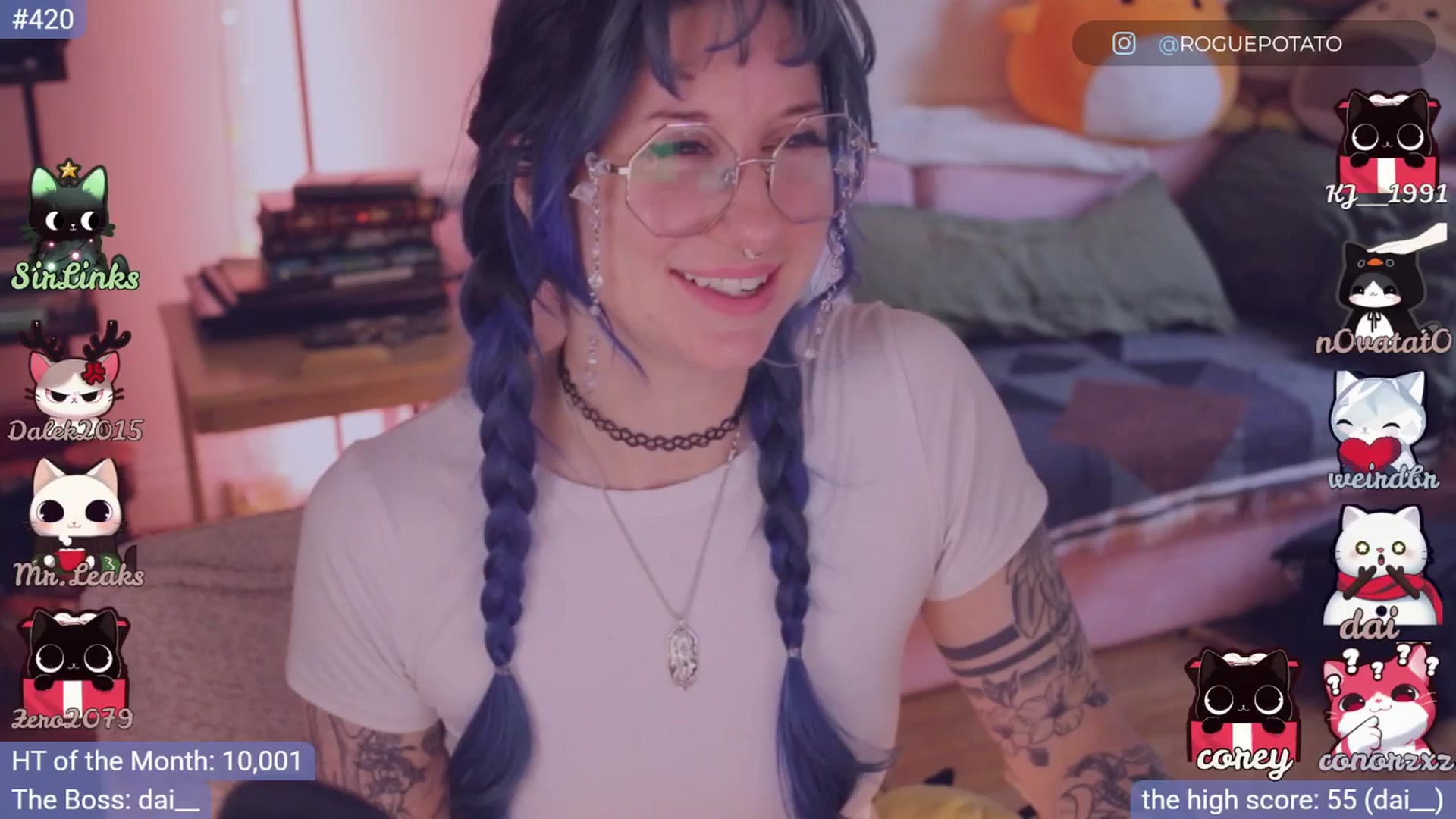 Gallery image thumbnail from sluttypotato's myfreecams stream on, 12/29/2025, 24:01 image 4 of 20
