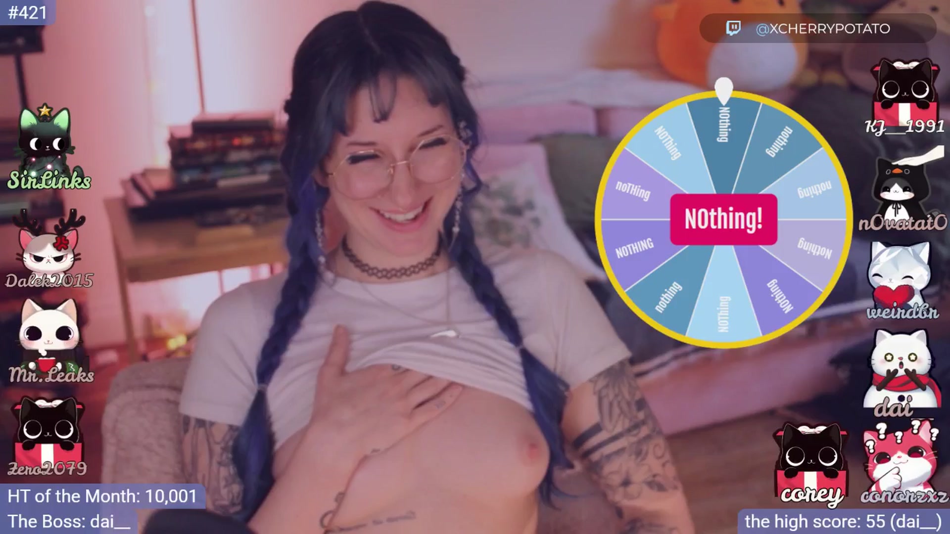 Gallery image thumbnail from sluttypotato's myfreecams stream on, 12/29/2025, 24:01 image 18 of 20