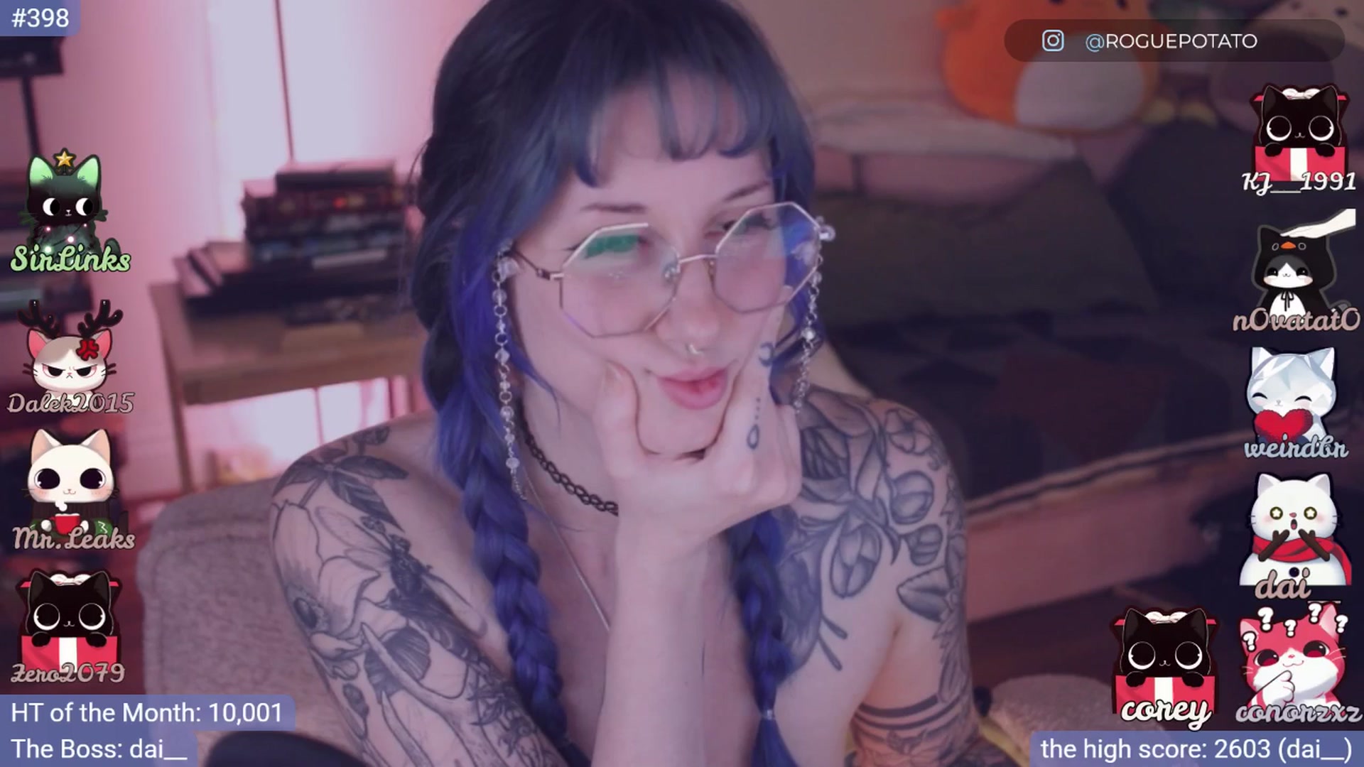 Gallery image thumbnail from sluttypotato's myfreecams stream on, 12/29/2025, 02:28 image 10 of 20