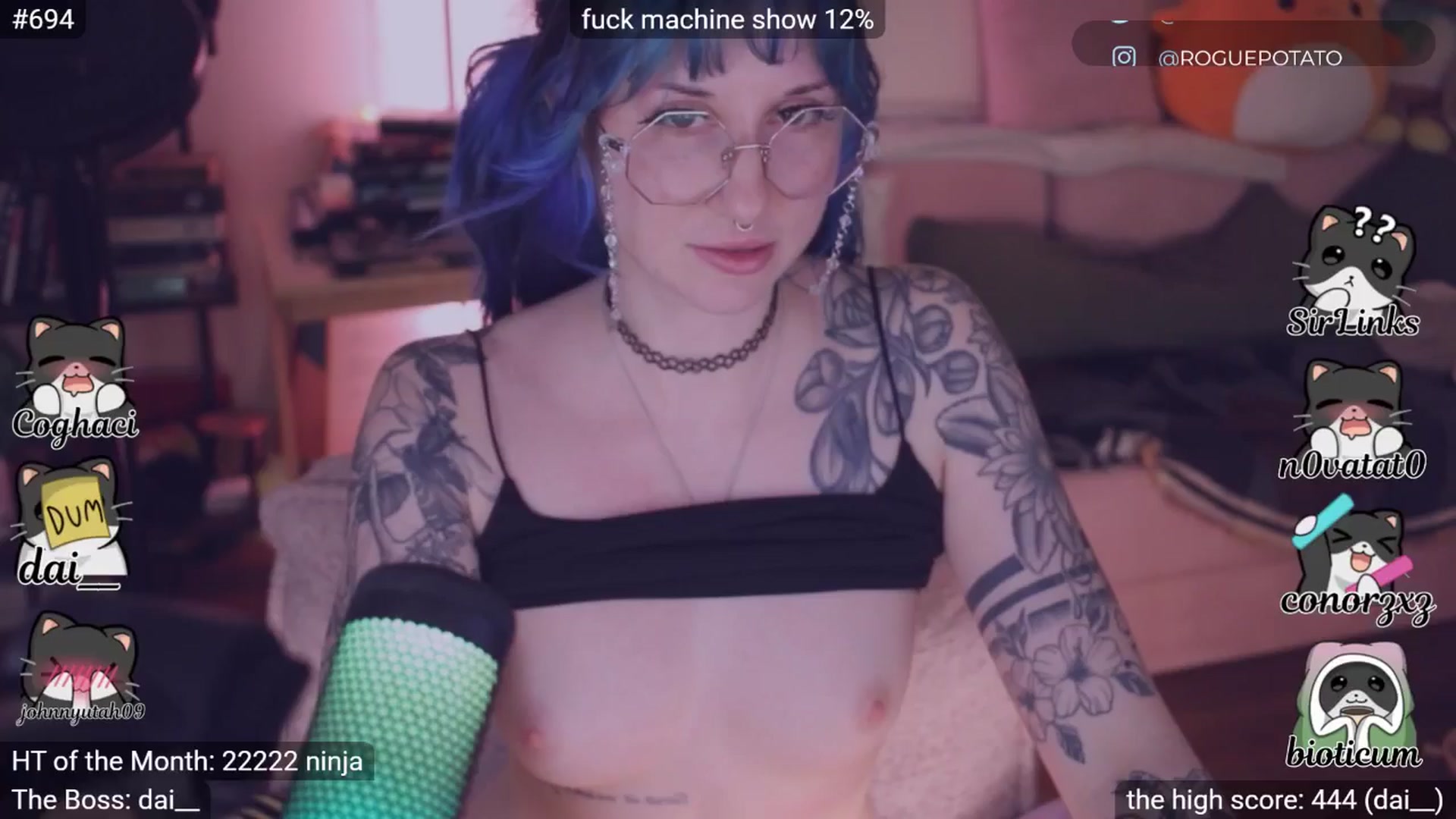 Gallery image thumbnail from sluttypotato's myfreecams stream on, 01/24/2026, 02:03 image 16 of 20