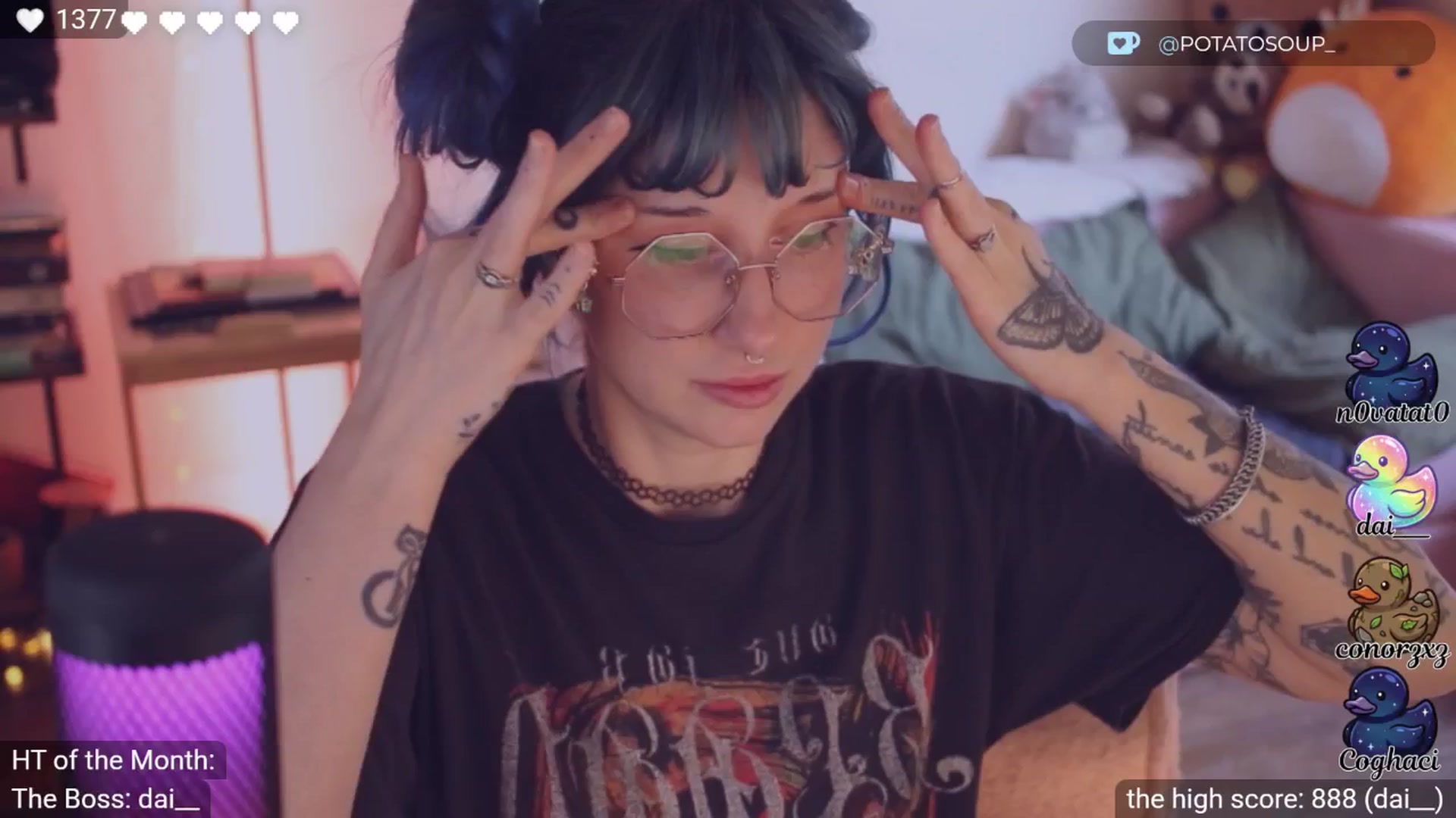 Gallery image thumbnail from sluttypotato's myfreecams stream on, 04/04/2026, 24:01 image 5 of 20