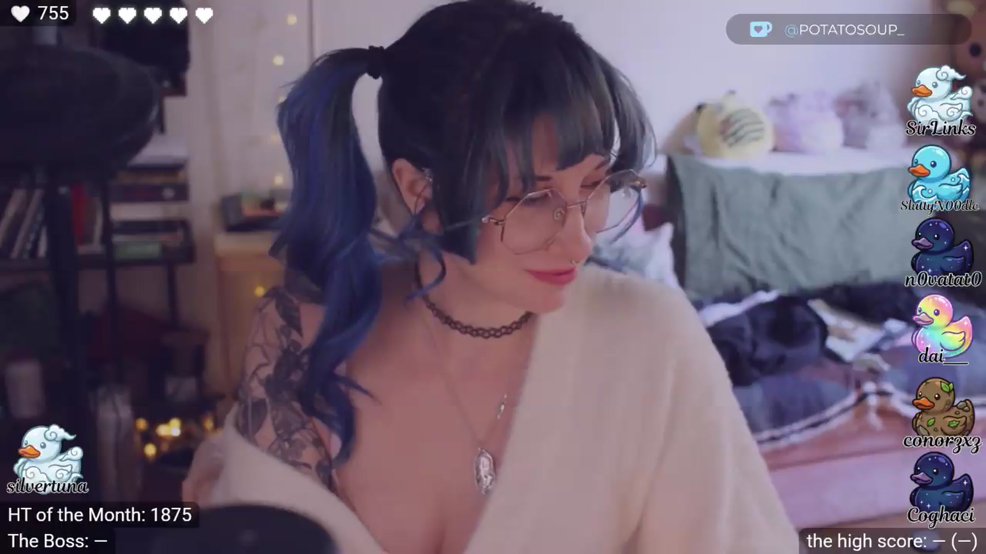 Gallery image thumbnail from sluttypotato's myfreecams stream on, 04/17/2026, 01:11 image 1 of 20
