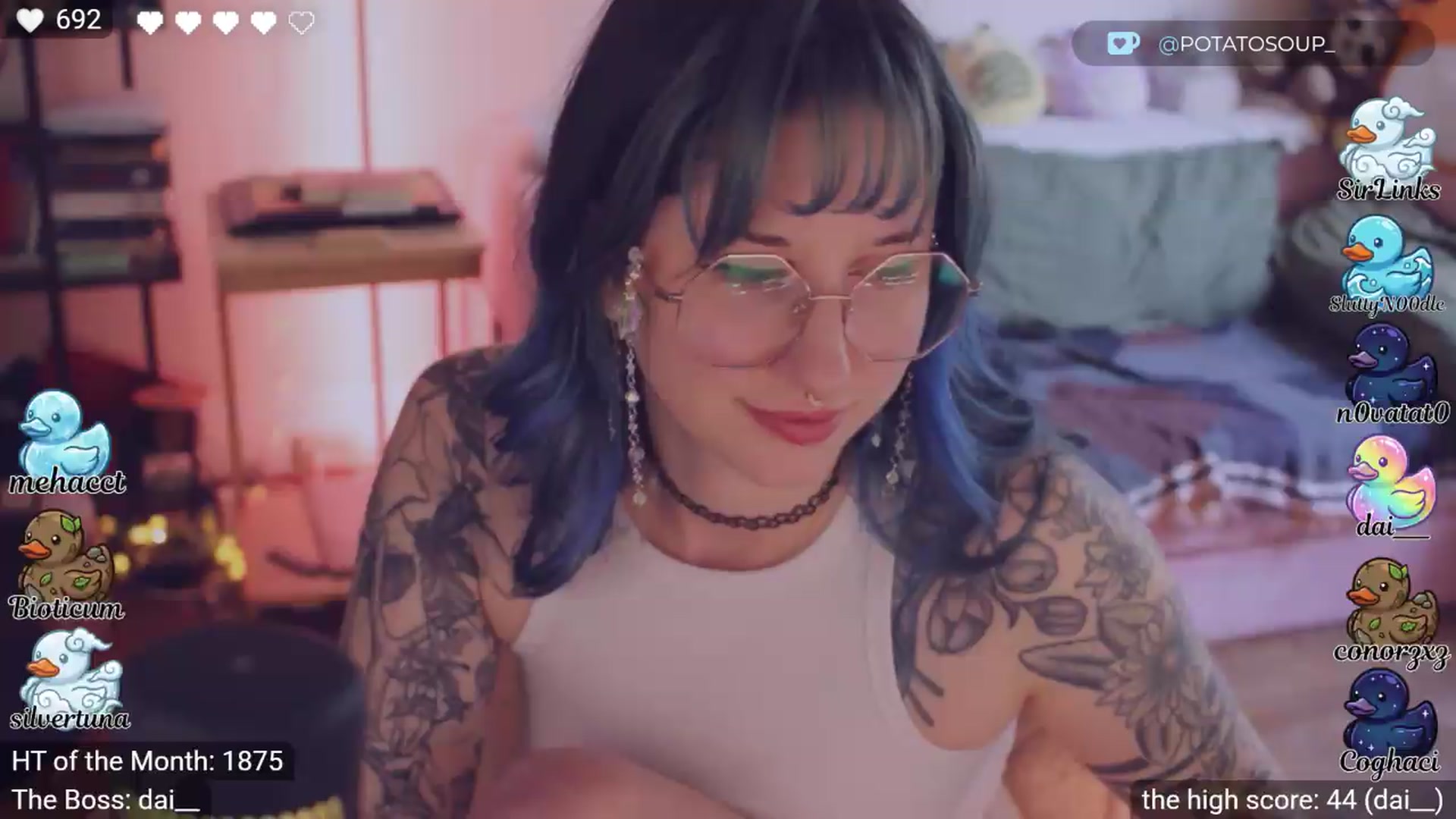 Gallery image thumbnail from sluttypotato's myfreecams stream on, 04/18/2026, 23:41 image 8 of 20