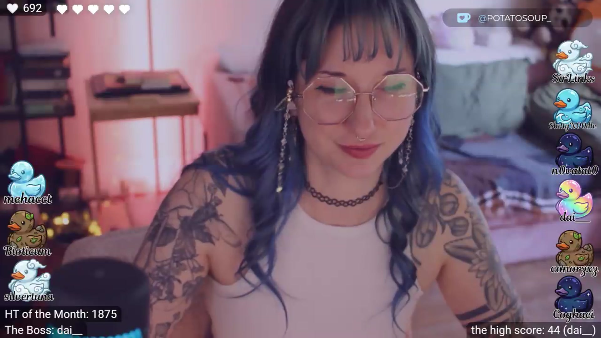 Gallery image thumbnail from sluttypotato's myfreecams stream on, 04/18/2026, 23:41 image 5 of 20