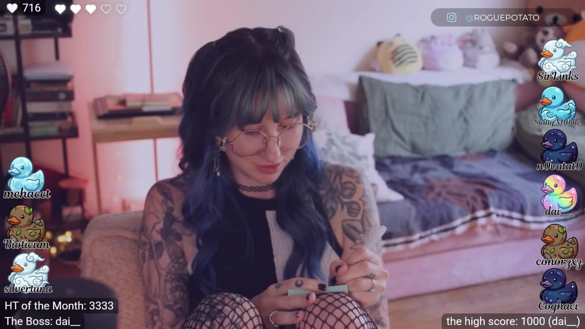 Gallery image thumbnail from sluttypotato's myfreecams stream on, 04/20/2026, 24:41 image 15 of 20