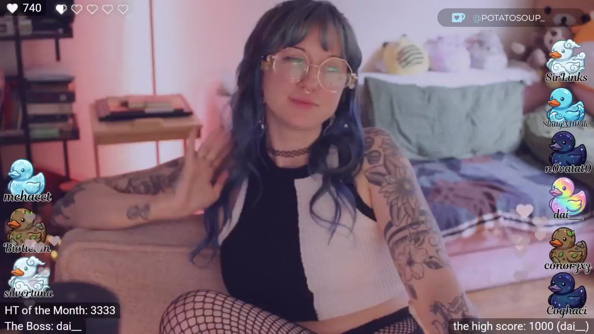 Gallery image thumbnail from sluttypotato's myfreecams stream on, 04/20/2026, 24:41 image 3 of 20