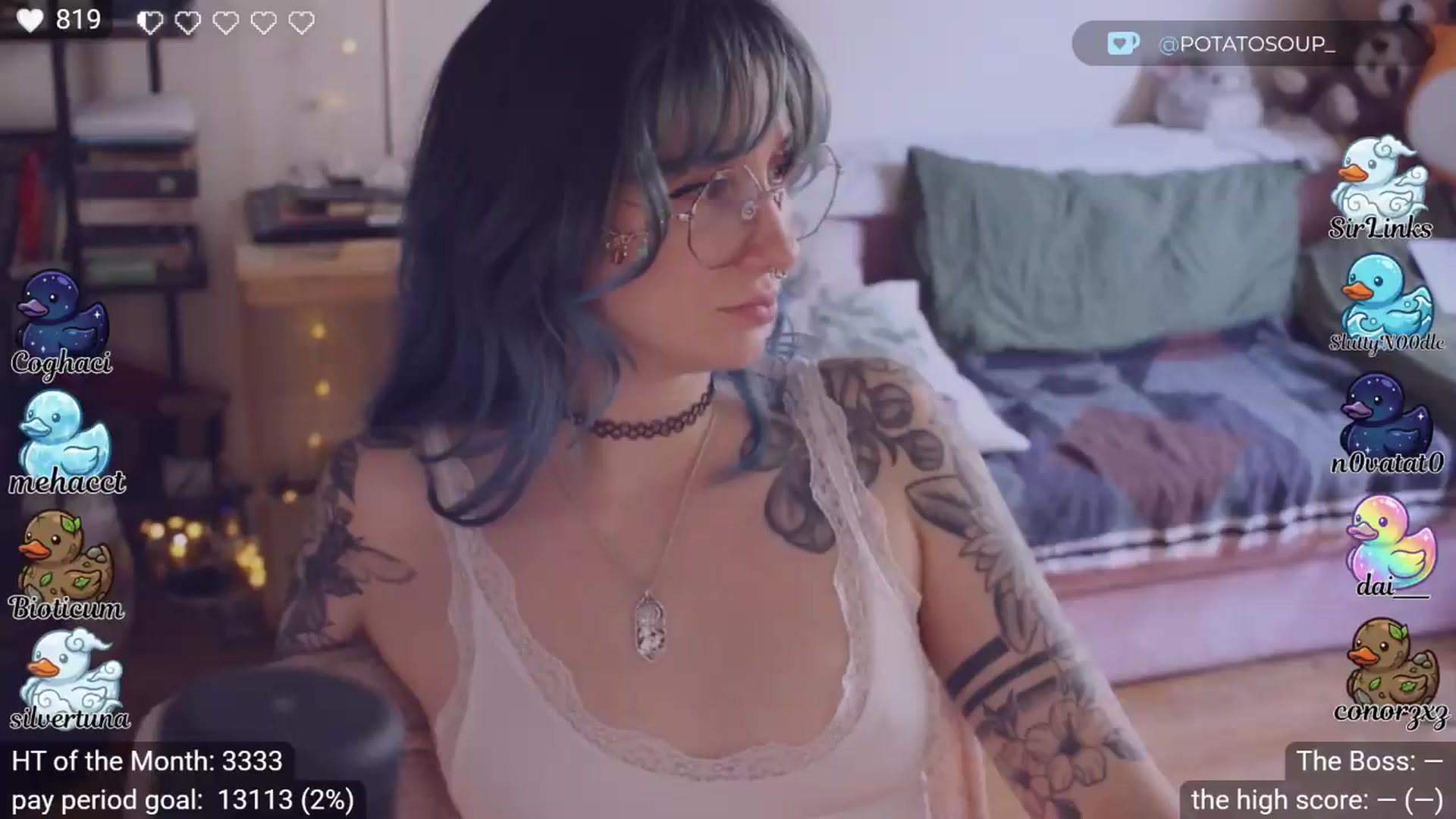 Gallery image thumbnail from sluttypotato's myfreecams stream on, 04/30/2026, 23:55 image 4 of 20