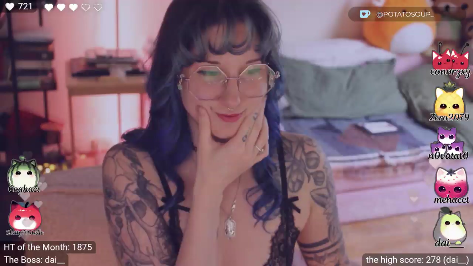Gallery image thumbnail from sluttypotato's myfreecams stream on, 05/16/2026, 01:55 image 4 of 20