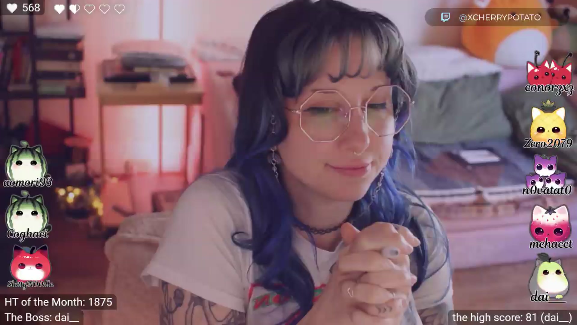 Gallery image thumbnail from sluttypotato's myfreecams stream on, 05/18/2026, 24:00 image 8 of 20