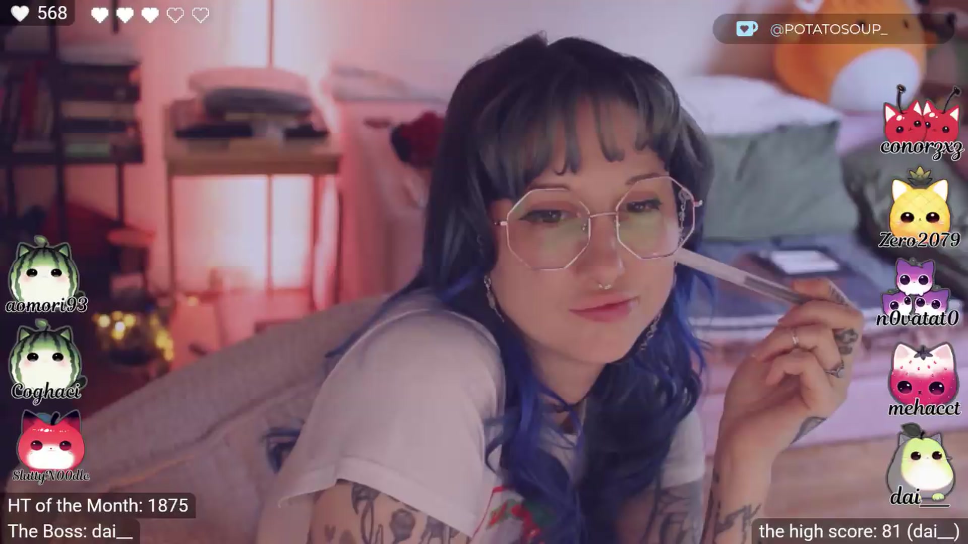 Gallery image thumbnail from sluttypotato's myfreecams stream on, 05/18/2026, 24:00 image 7 of 20