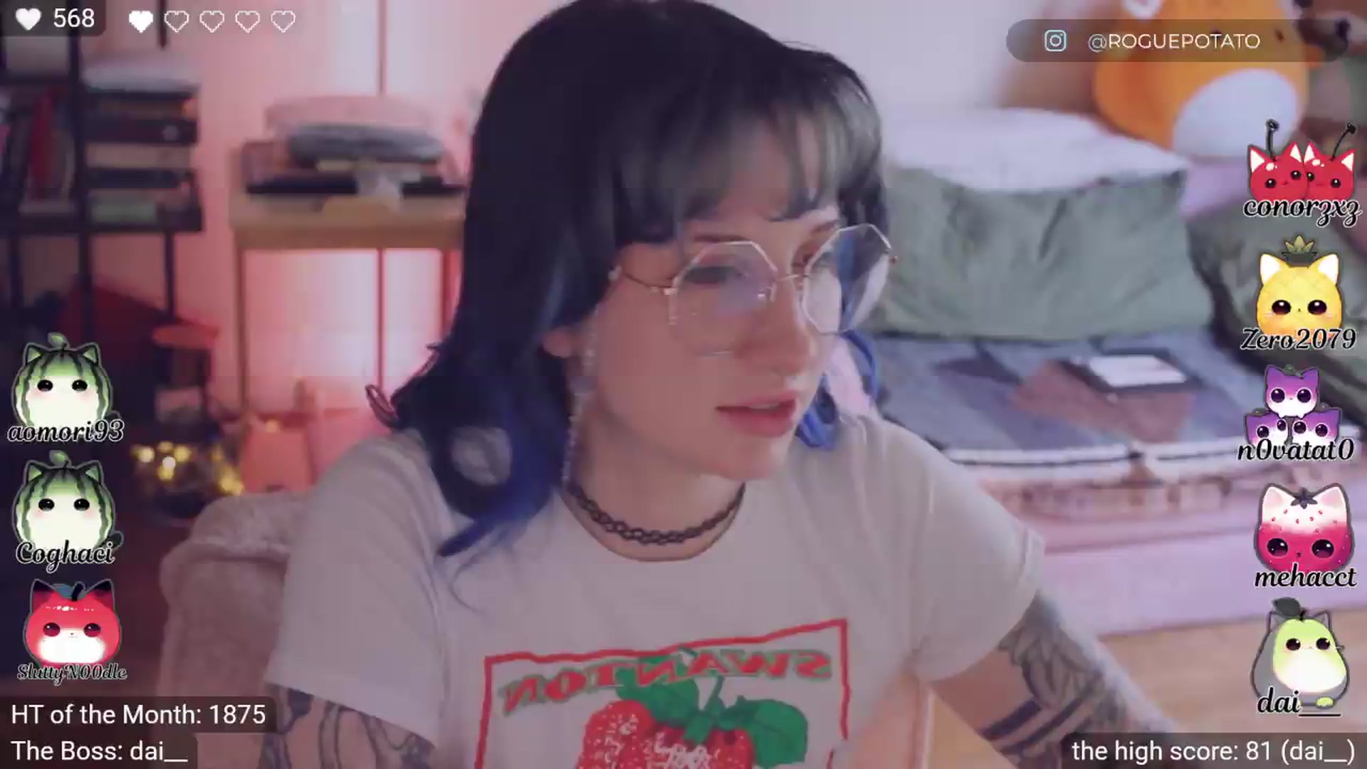 Gallery image thumbnail from sluttypotato's myfreecams stream on, 05/18/2026, 24:00 image 5 of 20