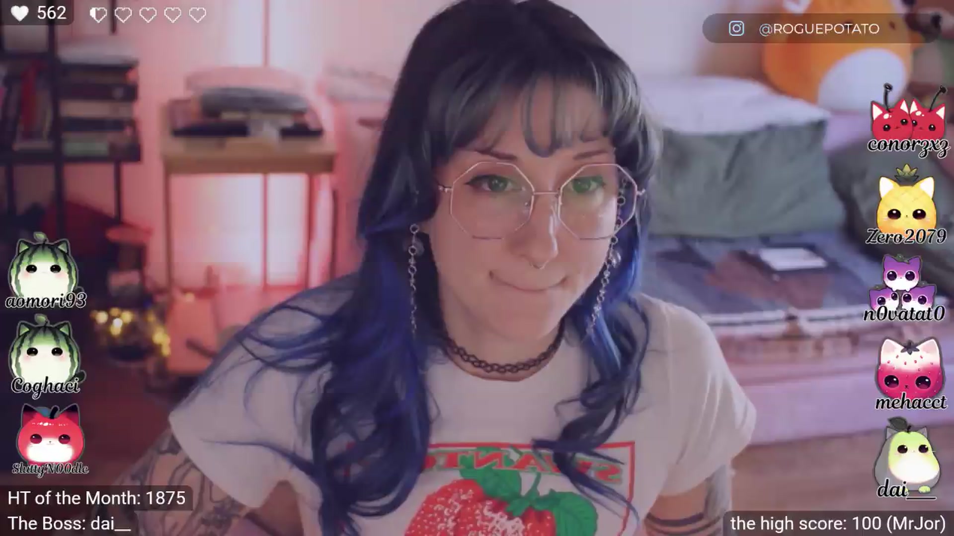 Gallery image thumbnail from sluttypotato's myfreecams stream on, 05/18/2026, 24:00 image 12 of 20