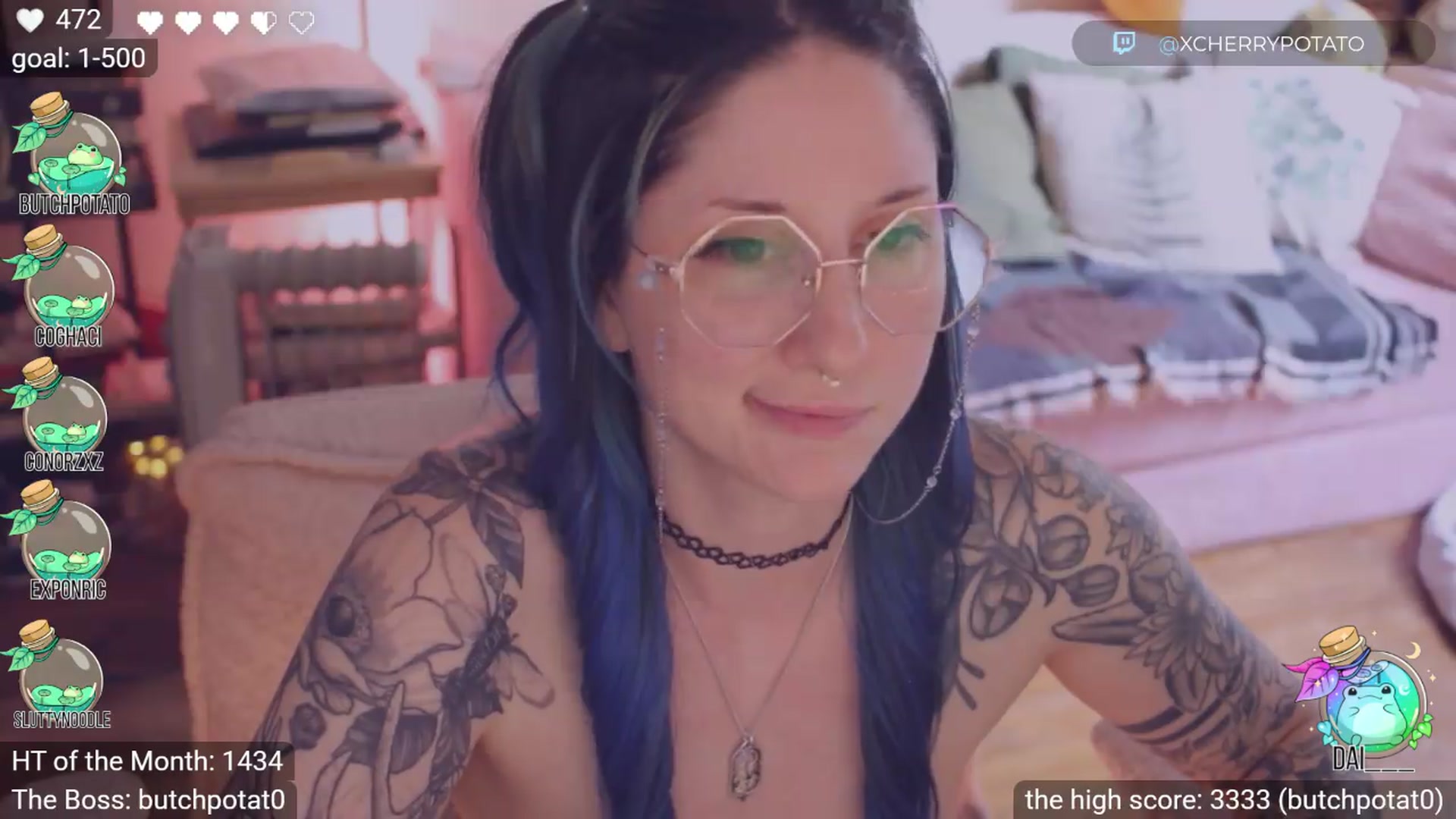 Gallery image thumbnail from sluttypotato's myfreecams stream on, 06/08/2026, 24:01 image 20 of 20